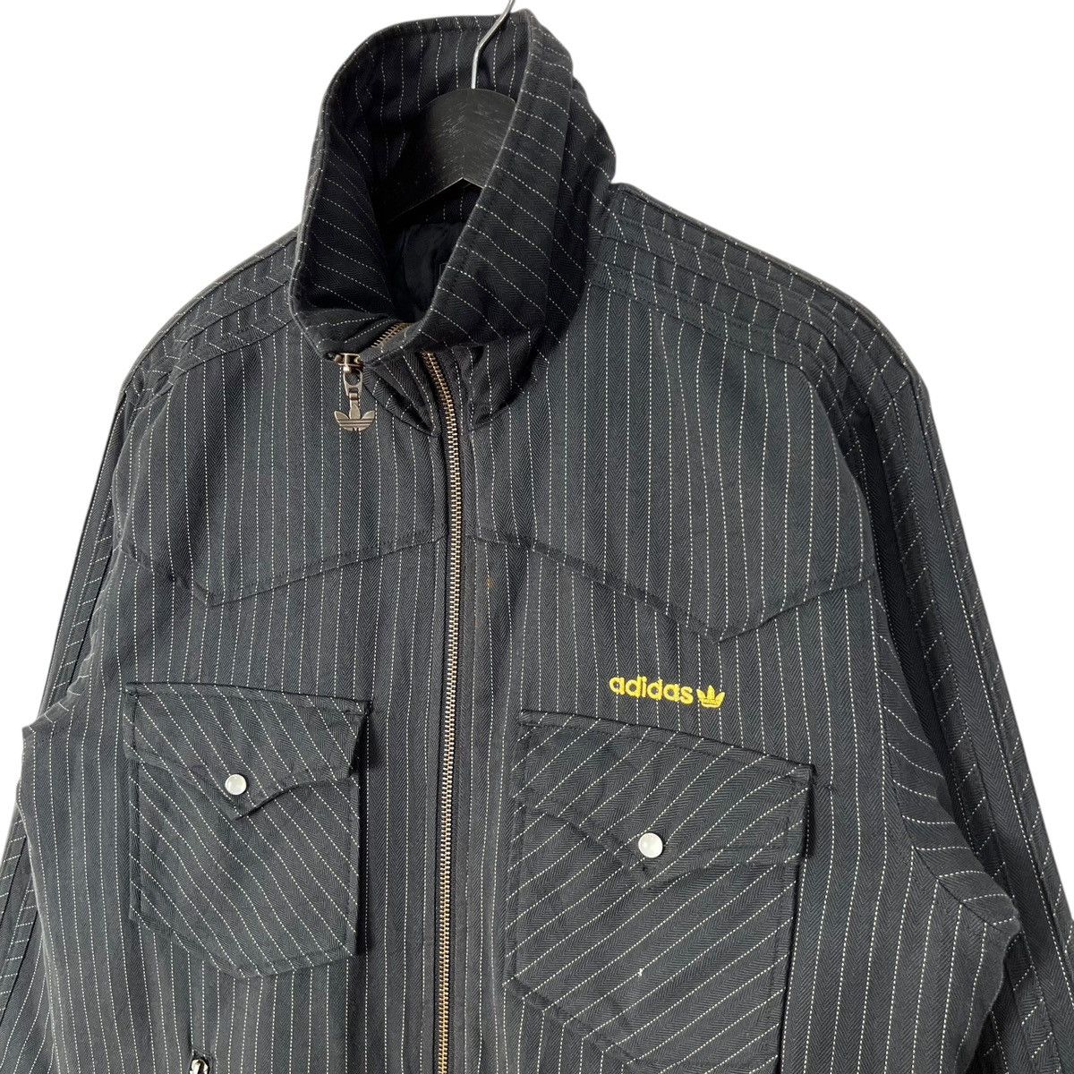 Adidas Adidas Stripes Zipper Jacket Western Shirt Style Size US M / EU 48-50 / 2 - 2 Thumbnail