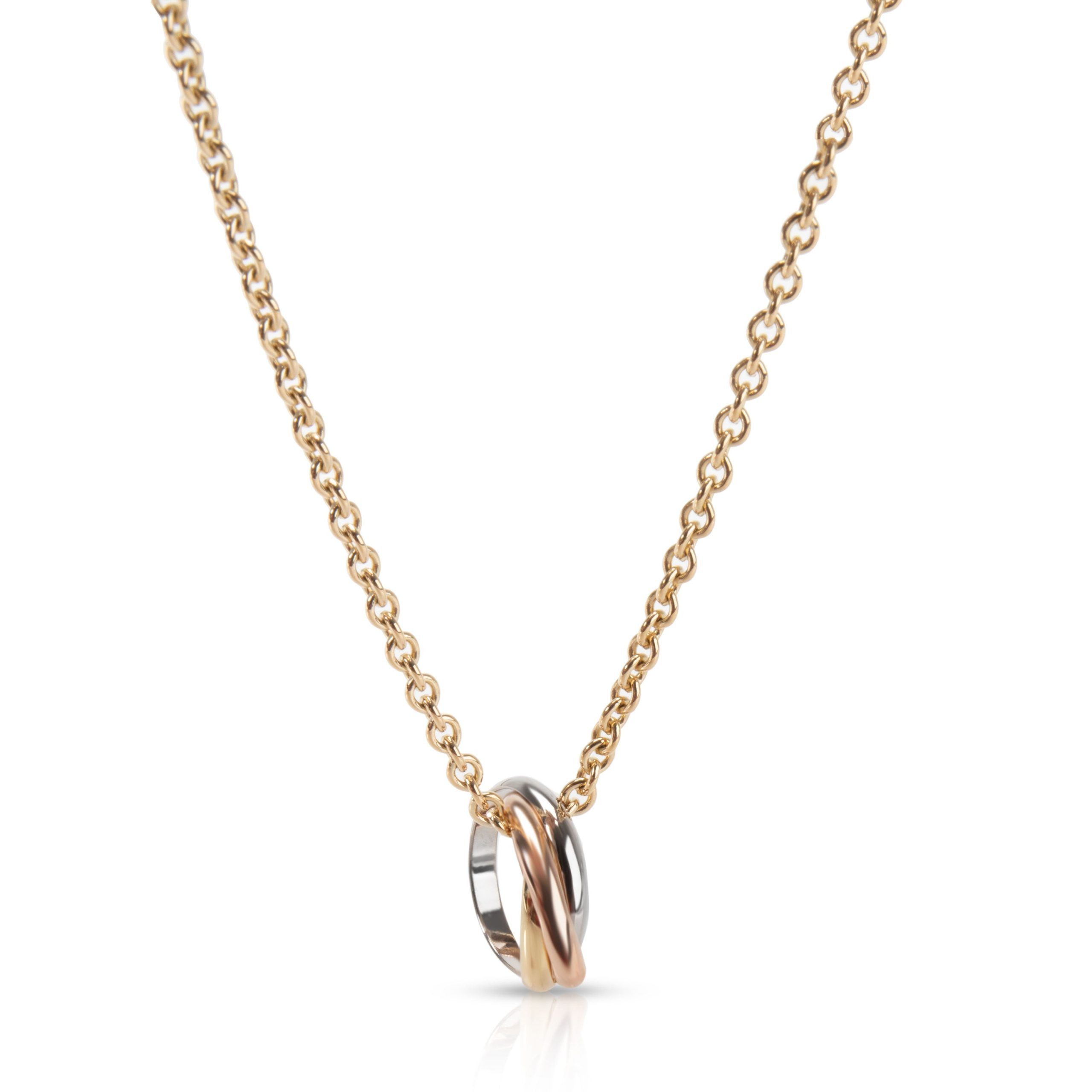 Cartier Trinity de Cartier Vintage Necklace in 18K 3 Tone Gold