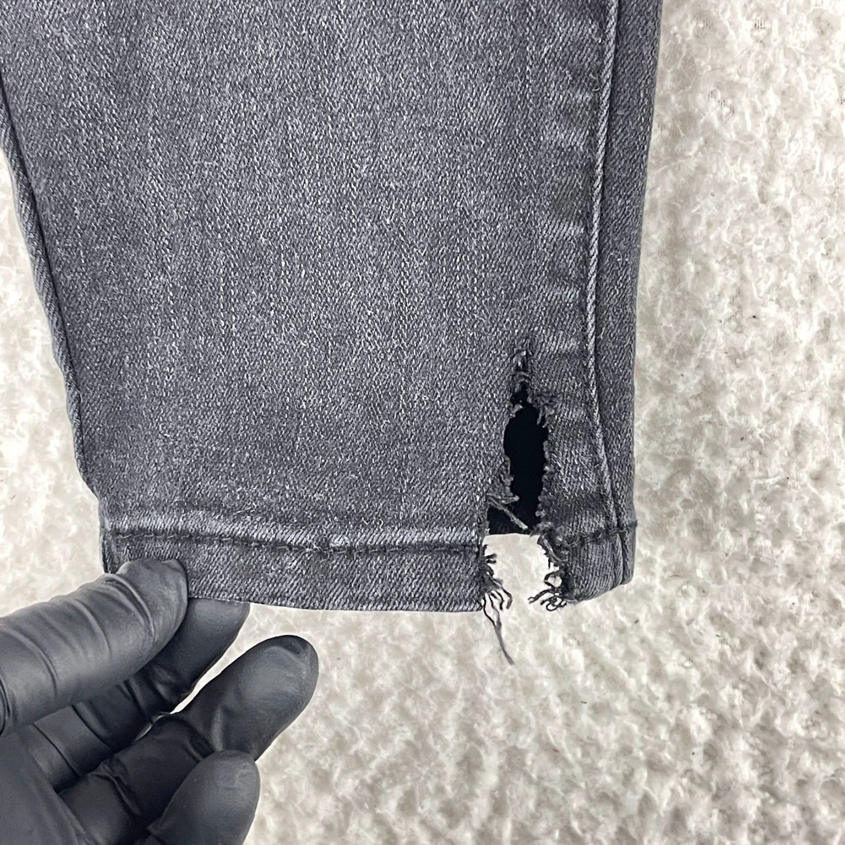 Denime Judy Blue Jeans Womens Size 29 Black Denim High-Rise Skinny Leg Casual Jeans Size 29" - 4 Thumbnail