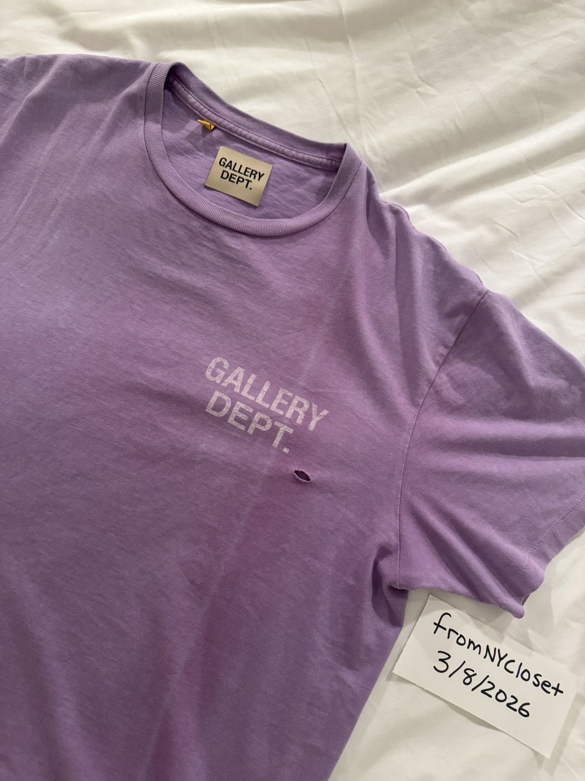 Gallery Dept. Gallery Dept purple short sleeve Size US L / EU 52-54 / 3 - 3 Thumbnail