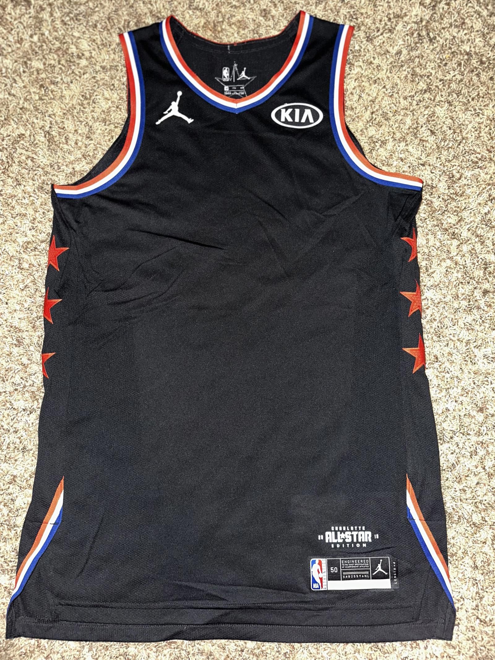 Designer 2019 NBA All-Star Game Lebron Team Vaporknit Black Jersey Blank NEW 50 +4L Size US XL / EU 56 / 4 - 1 Thumbnail