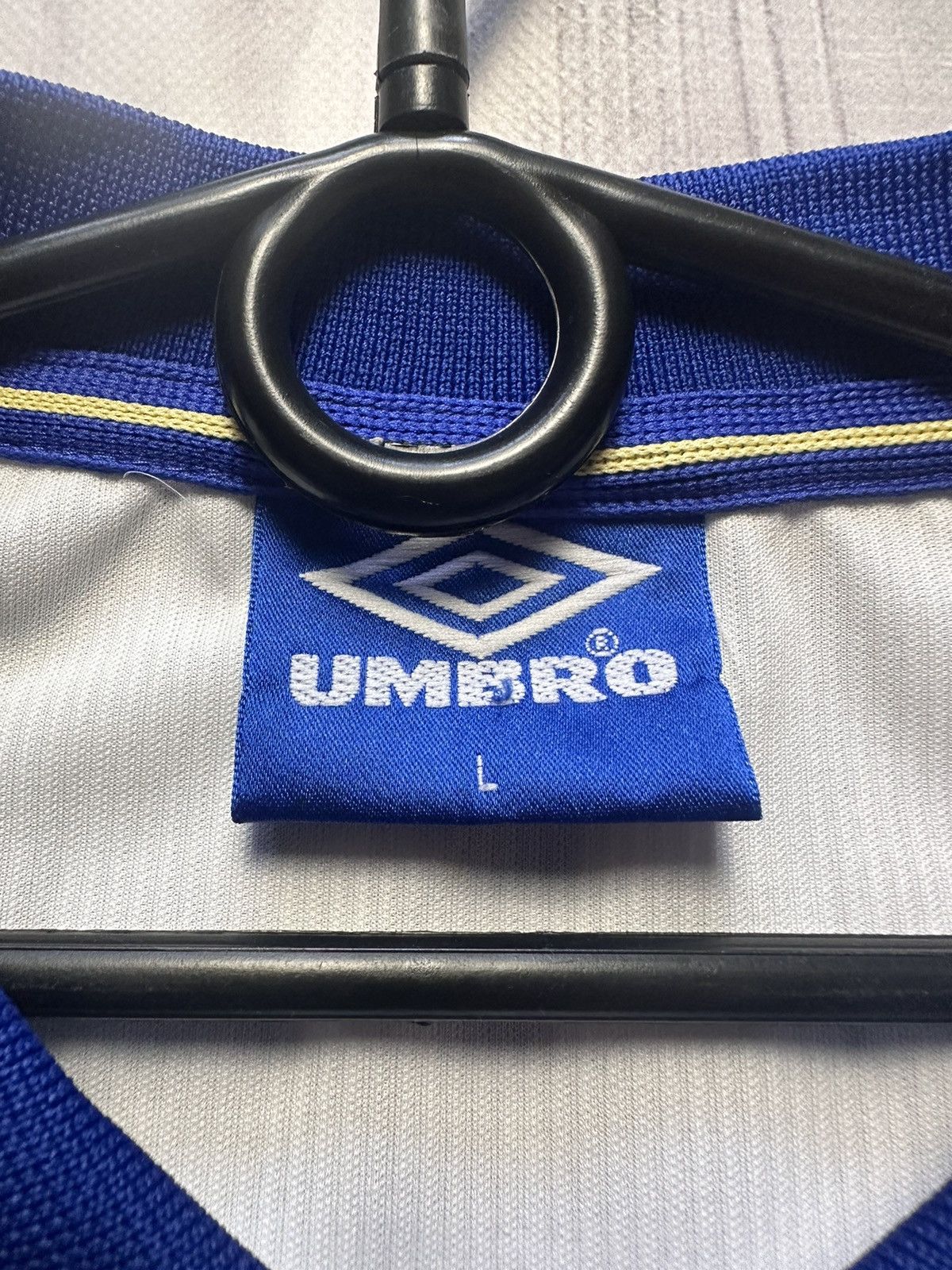 Chelsea Soccer × Umbro × Vintage Vintage Umbro Chelsea soccer jersey size L central logo Size US L / EU 52-54 / 3 - 6 Thumbnail