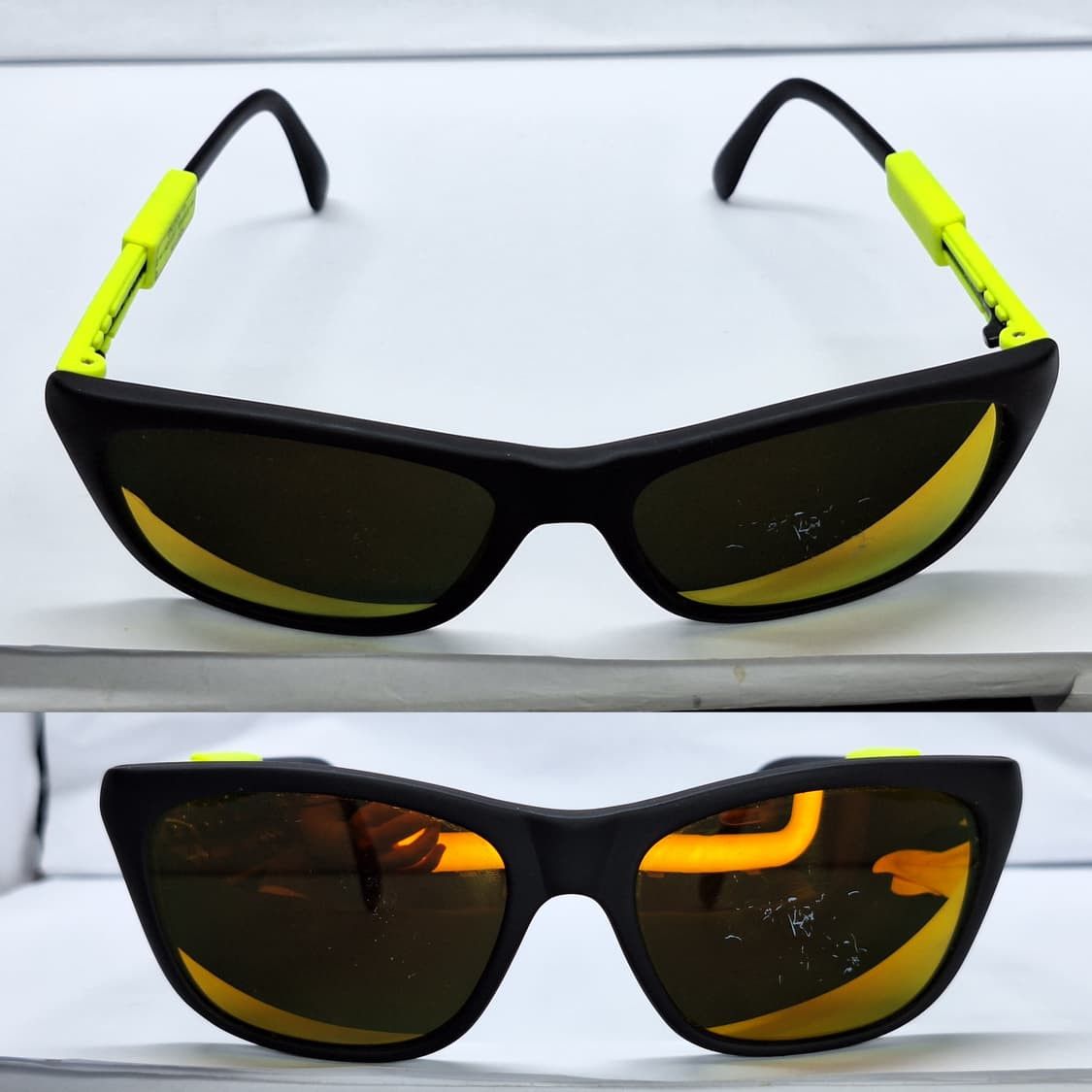 Other 2000s MERRY MAKER Adjustable Temple Neon Mirror Sunglasses Size ONE SIZE - 2 Thumbnail