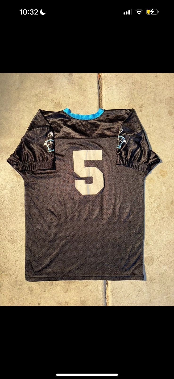 NFL × Reebok Vintage Reebok NFL Carolina Panthers Football Jersey Youth Size US M / EU 48-50 / 2 - 7 Thumbnail