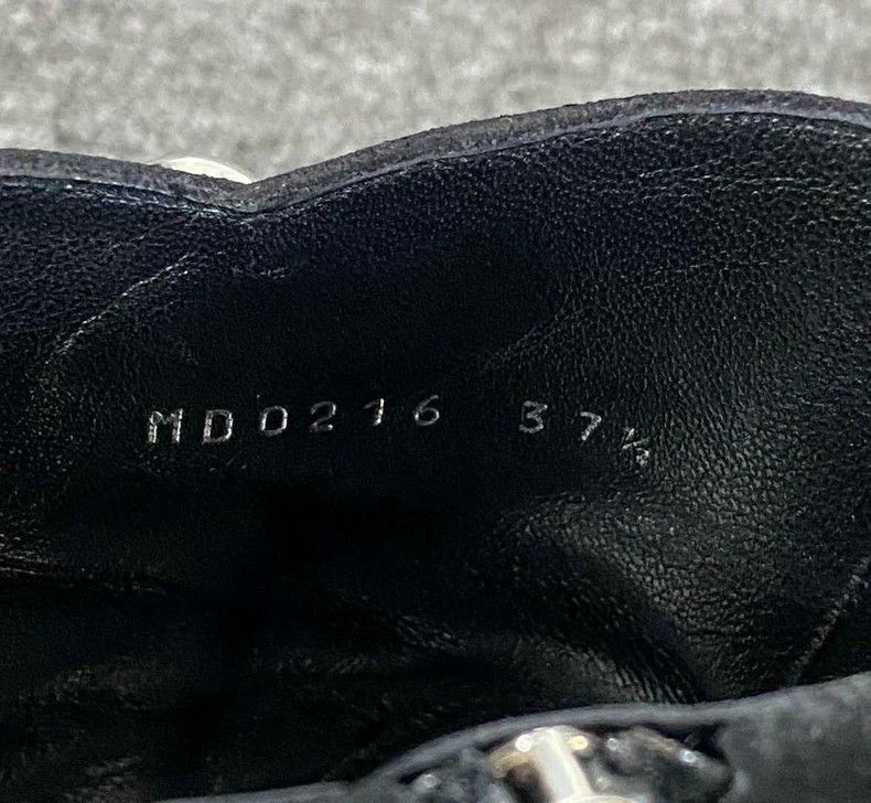 Dior Dior Black Suede Mid-2505 Size US 5.5 / IT 35.5 - 7 Thumbnail