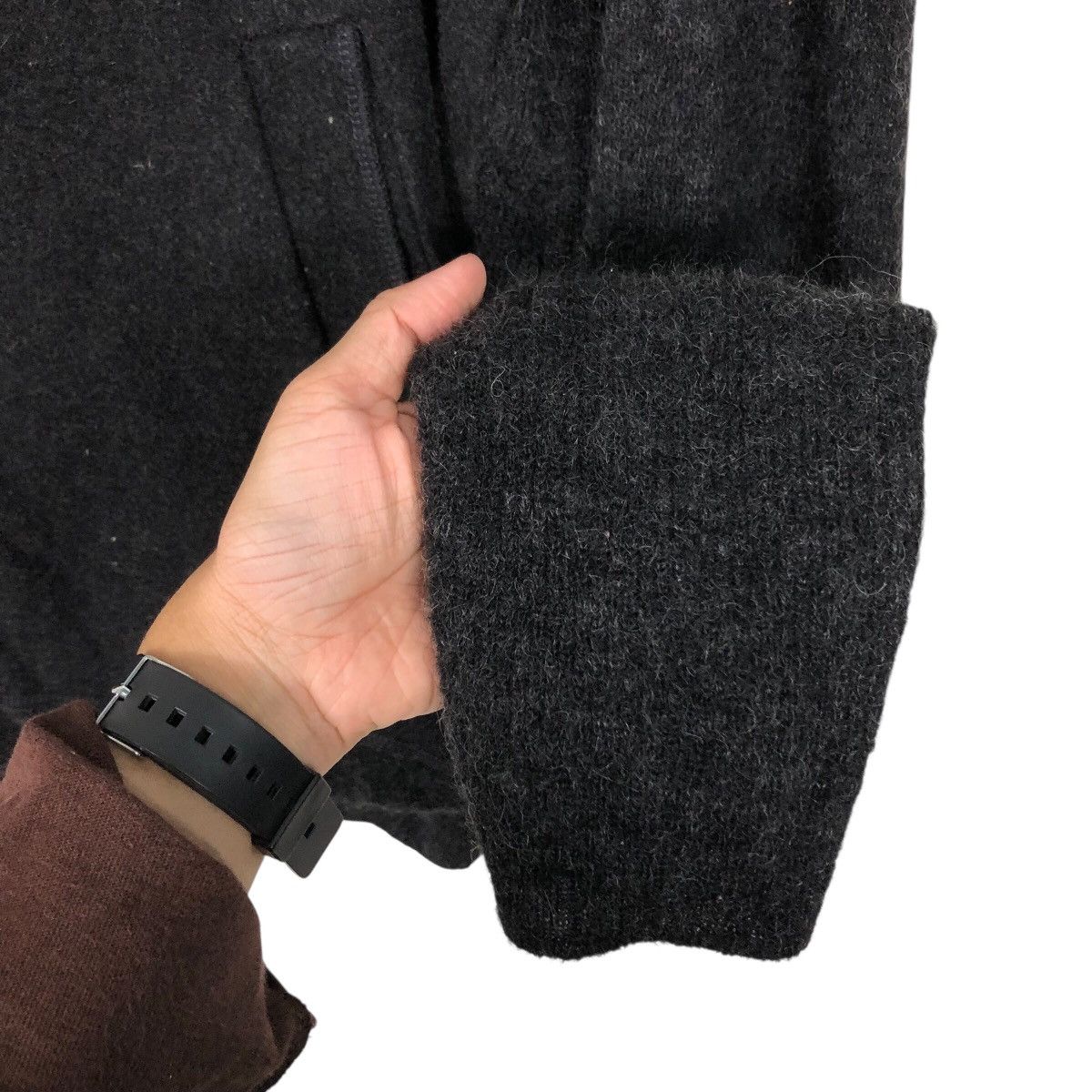 Roberto Collina 📌Rich Black Turtle Neck Knit Sweater Roberto Collina Size US M / EU 48-50 / 2 - 17 Thumbnail
