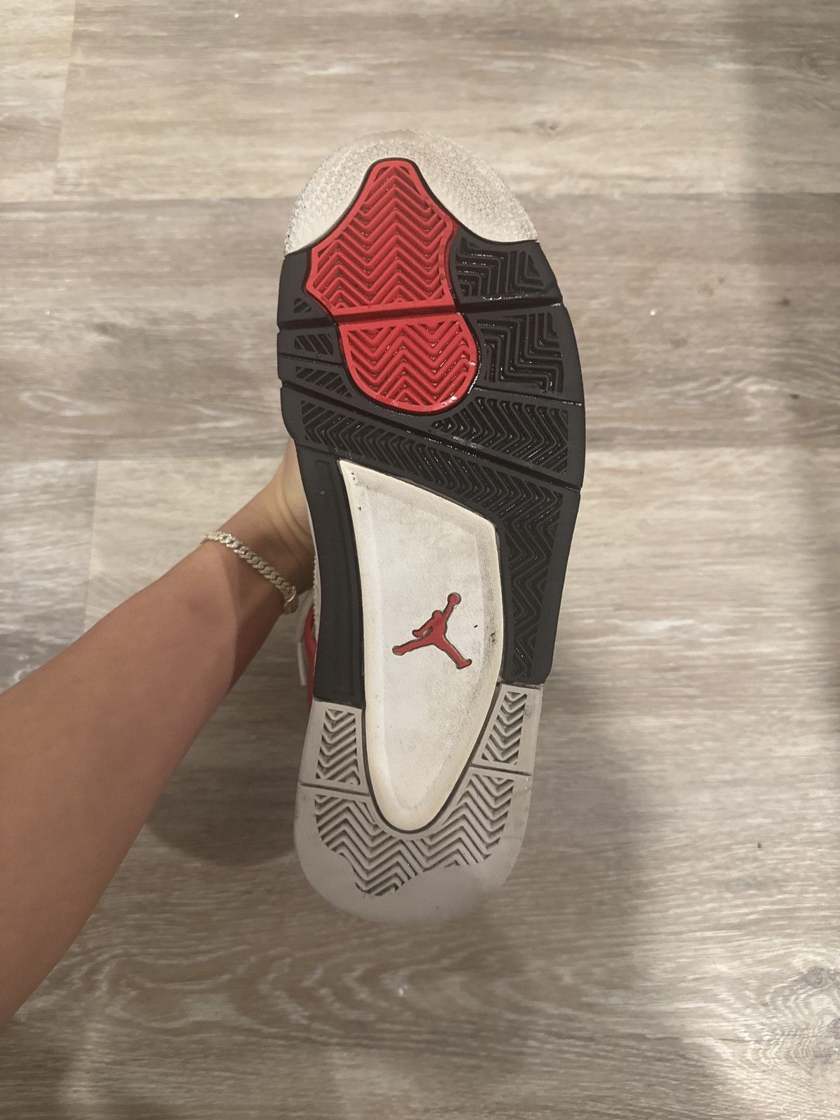 Jordan Brand Jordan 4 Retro Red Cement Size US 8.5 / EU 41-42 - 9 Thumbnail