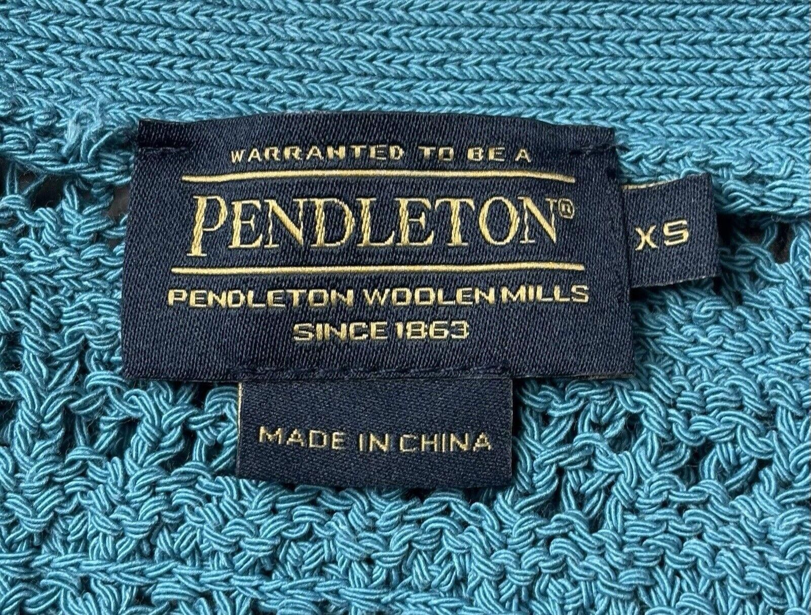 Pendleton Pendleton Cardigan Sweater Women's XS Open Cable Knit Size XS / US 0-2 / IT 36-38 - 2 Thumbnail
