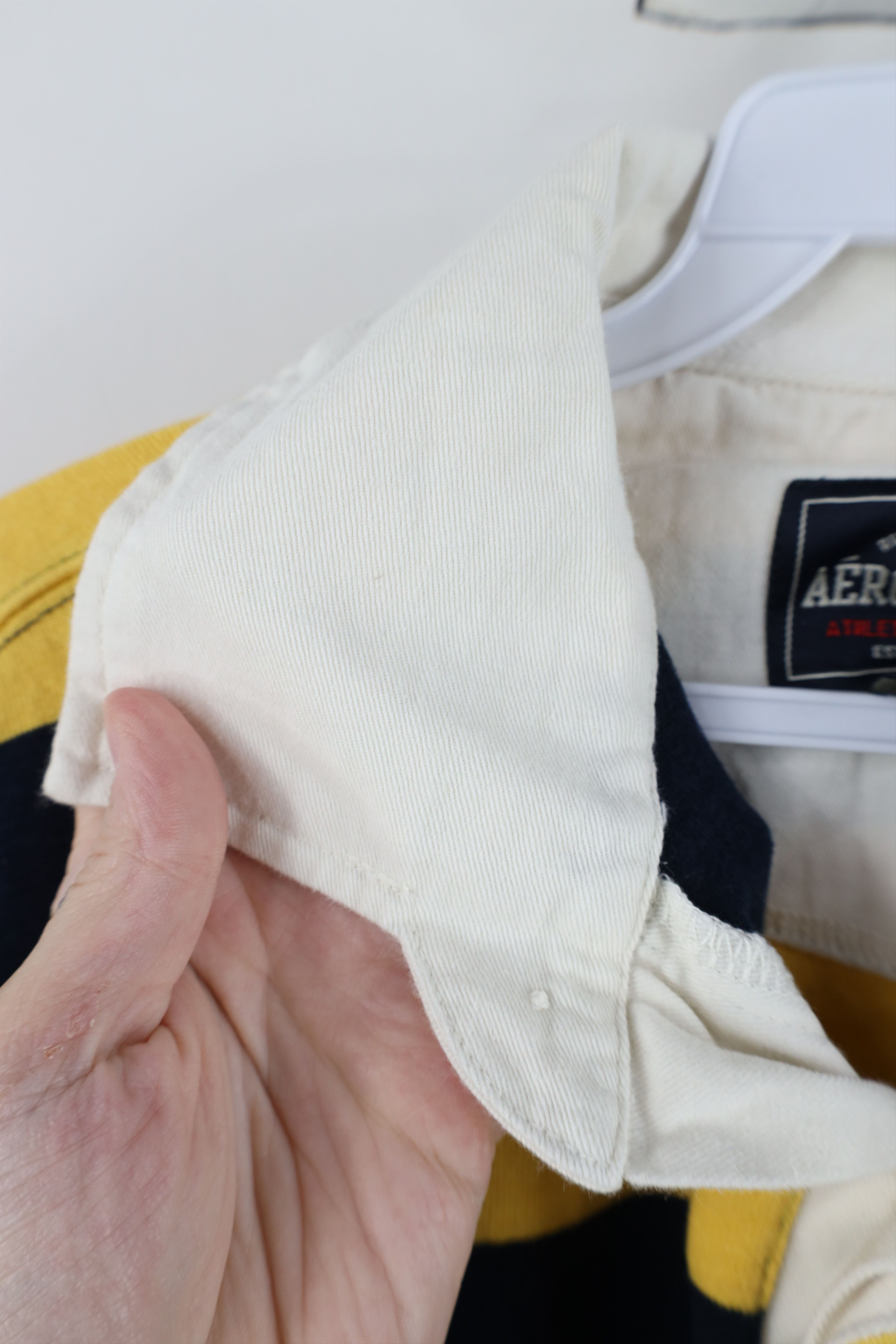 Aeropostale Vintage 90s Y2K Aeropostale Heavy Long Sleeve Rugby Polo Size US S / EU 44-46 / 1 - 7 Thumbnail
