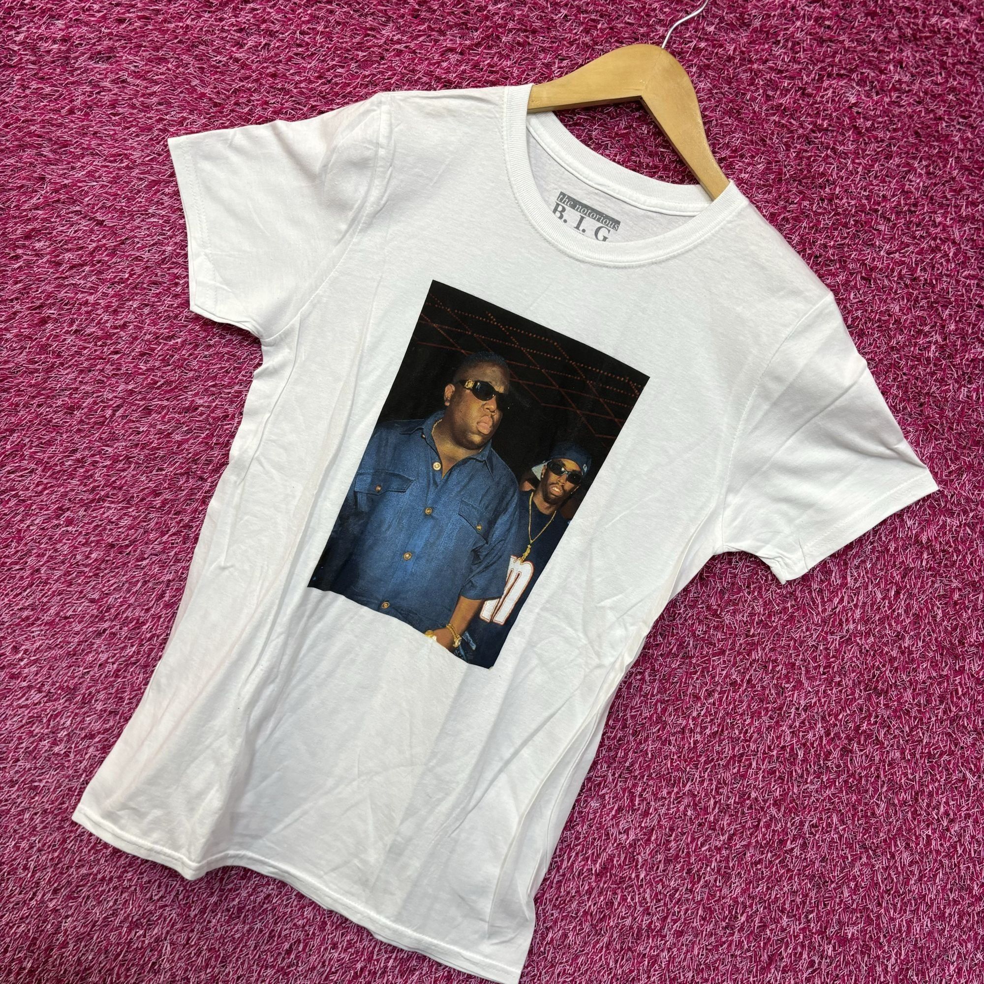 Rap Tees The Notorious BIG Bad Boy Club Party Poster Hip Hop Tee smal Size US S / EU 44-46 / 1 - 3 Thumbnail
