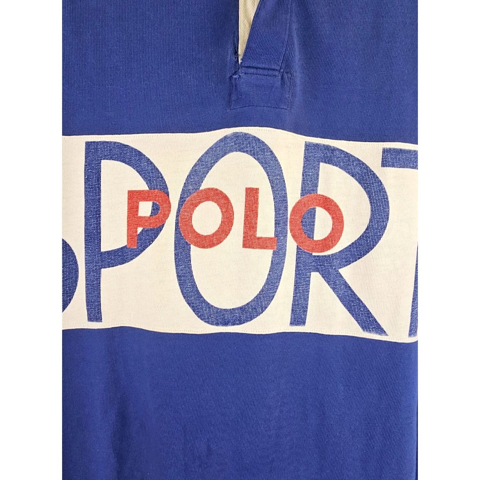 Polo Ralph Lauren VINTAGE POLO RALPH LAUREN RUGBY SHORT SLEEVE SHIRT SZ LARGE POLO SHIRT Size US L / EU 52-54 / 3 - 2 Thumbnail
