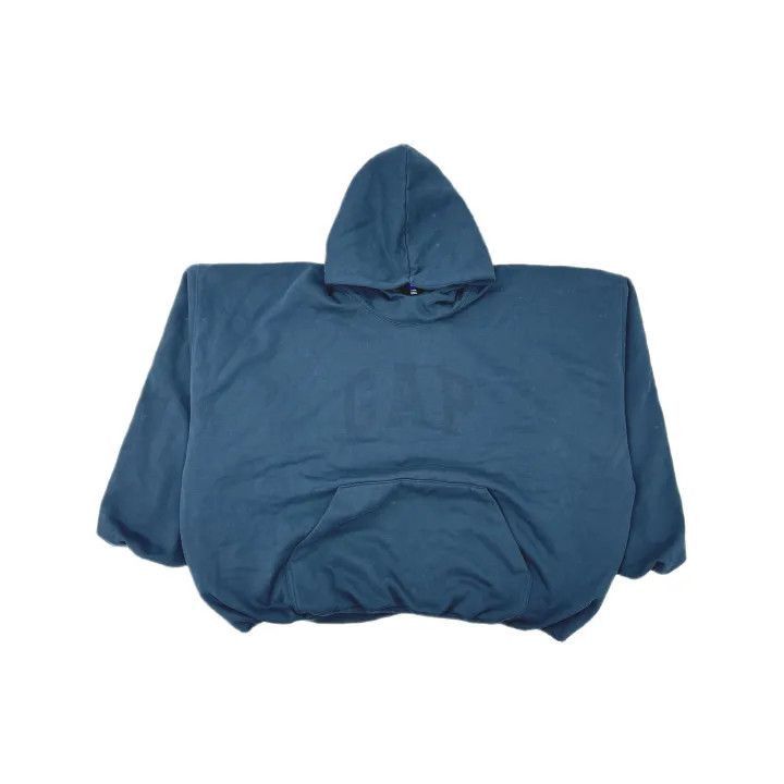 Balenciaga Balenciaga YEEZY x Gap x Balenciaga Hoodie in Dark Blue -2 Size US XL / EU 56 / 4 - 2 Thumbnail