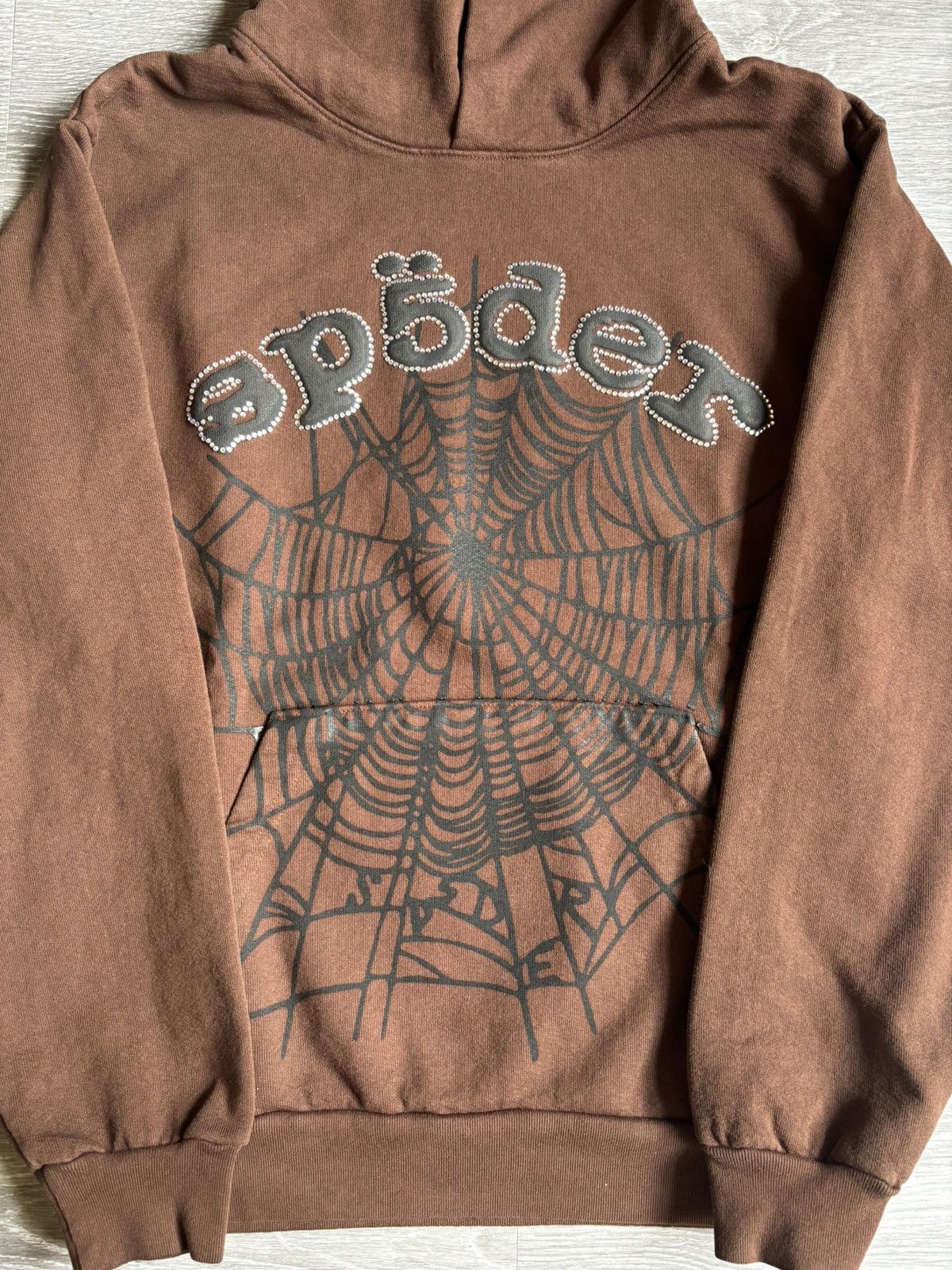 Sp5der Spider Complexcon Exclusive Rhinestone Hoodie Size US L / EU 52-54 / 3 - 2 Thumbnail