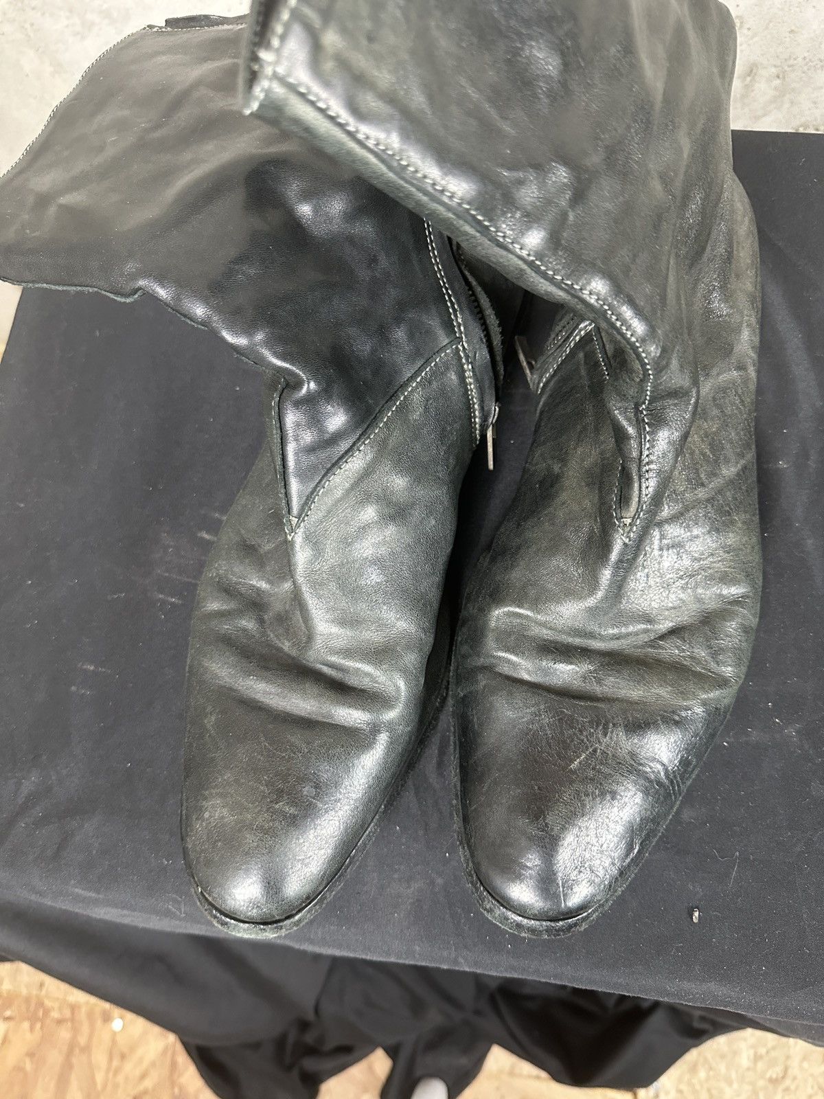 Carol Christian Poell Diagonal Zip Boots Size US 12 / EU 45 - 6 Thumbnail