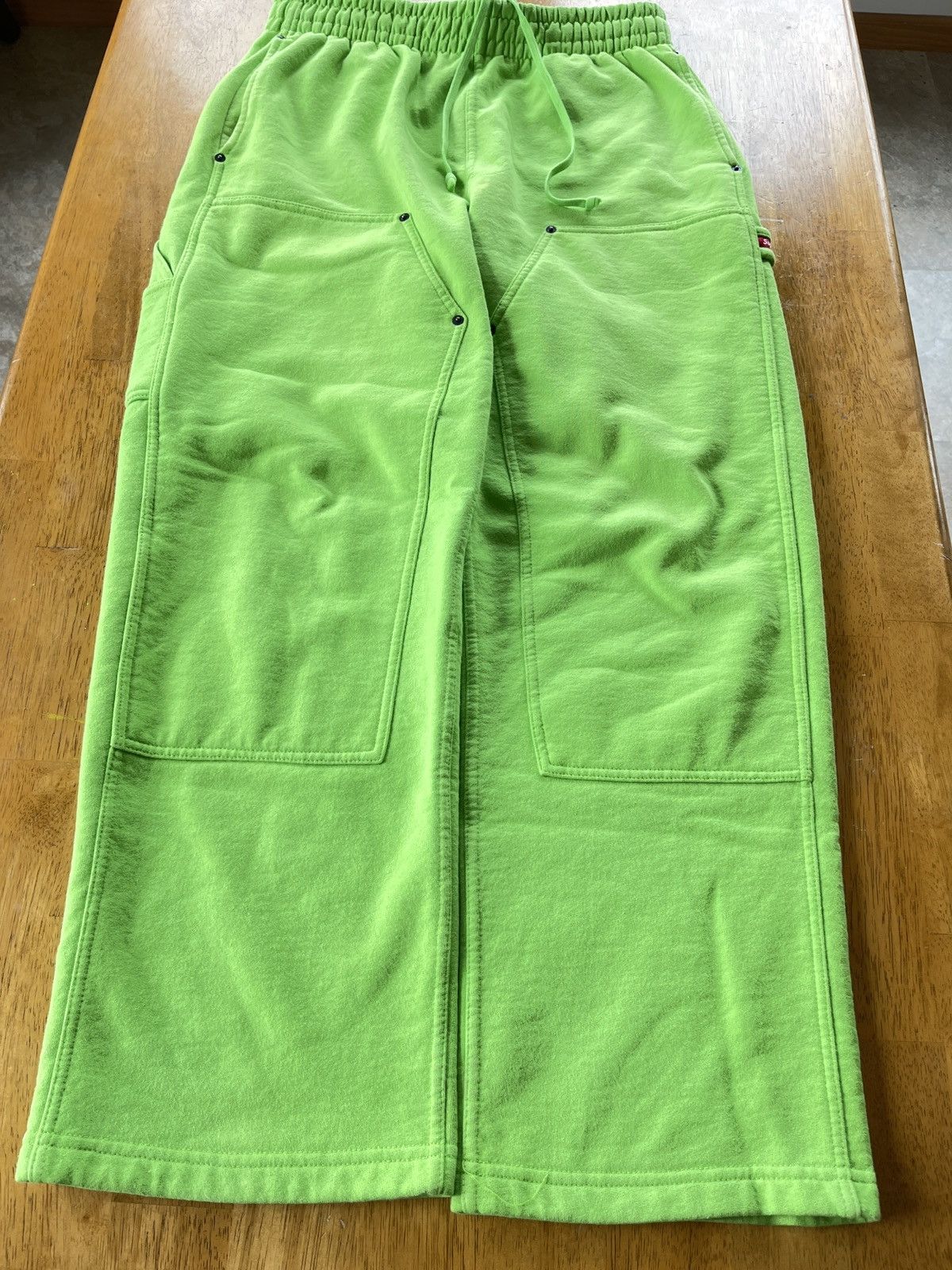 Supreme Supreme Carpenter Sweatpants Bright Green M Size US 34 / EU 50 - 11 Thumbnail