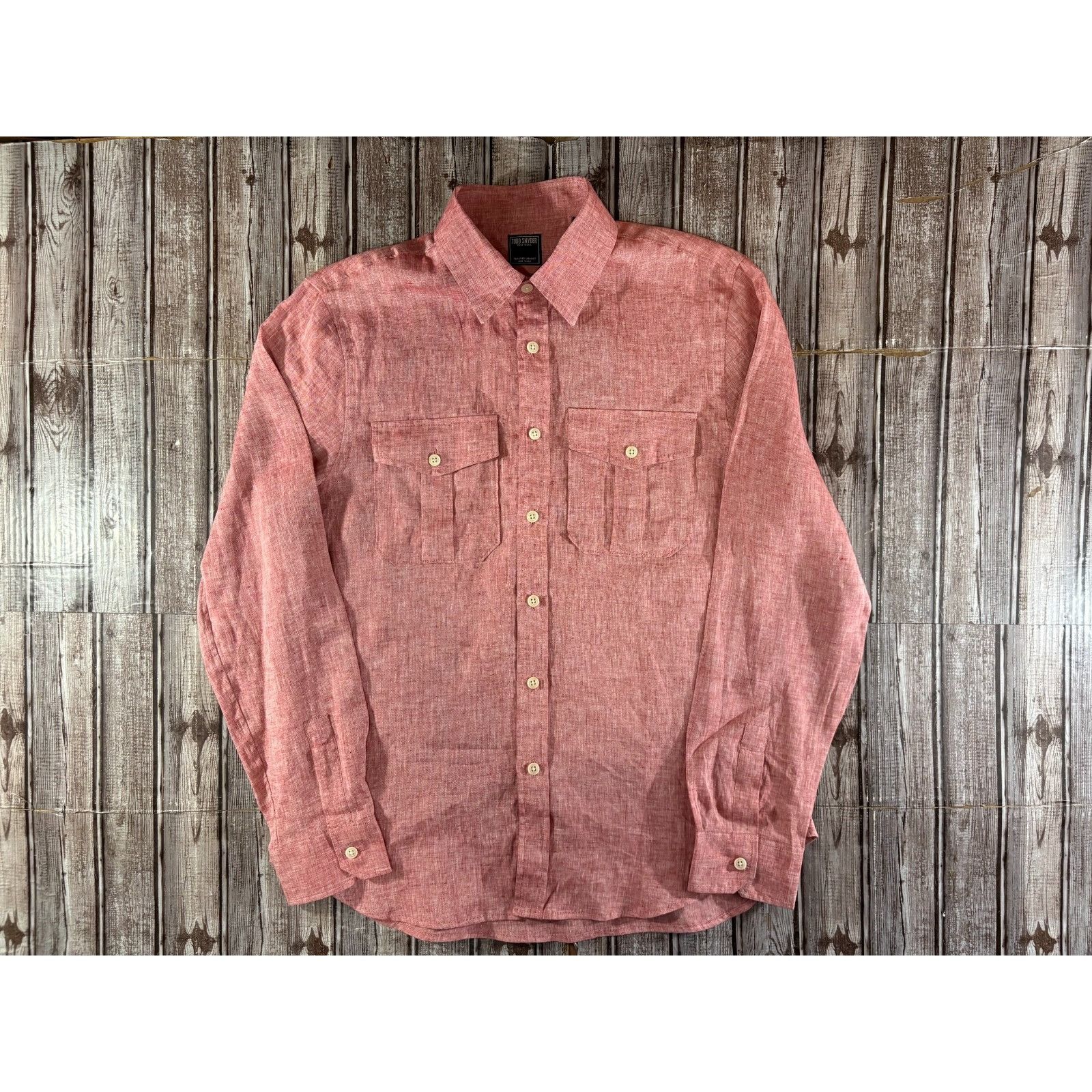 Todd Snyder Todd Snyder Italian fabric linen utility Shirt Sz Medium col Size US M / EU 48-50 / 2 - 1 Thumbnail