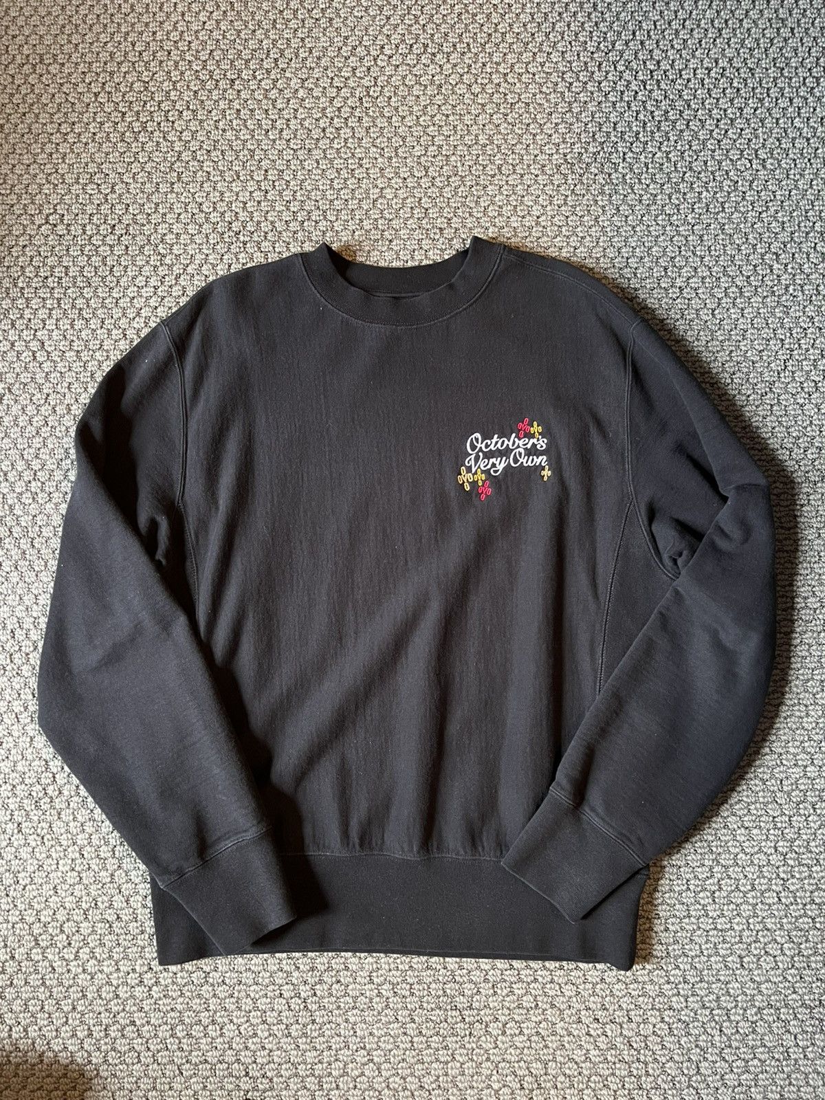 October's Very Own OVO Pom Pom Script Crewneck Sweatshirt Size US L / EU 52-54 / 3 - 1 Thumbnail