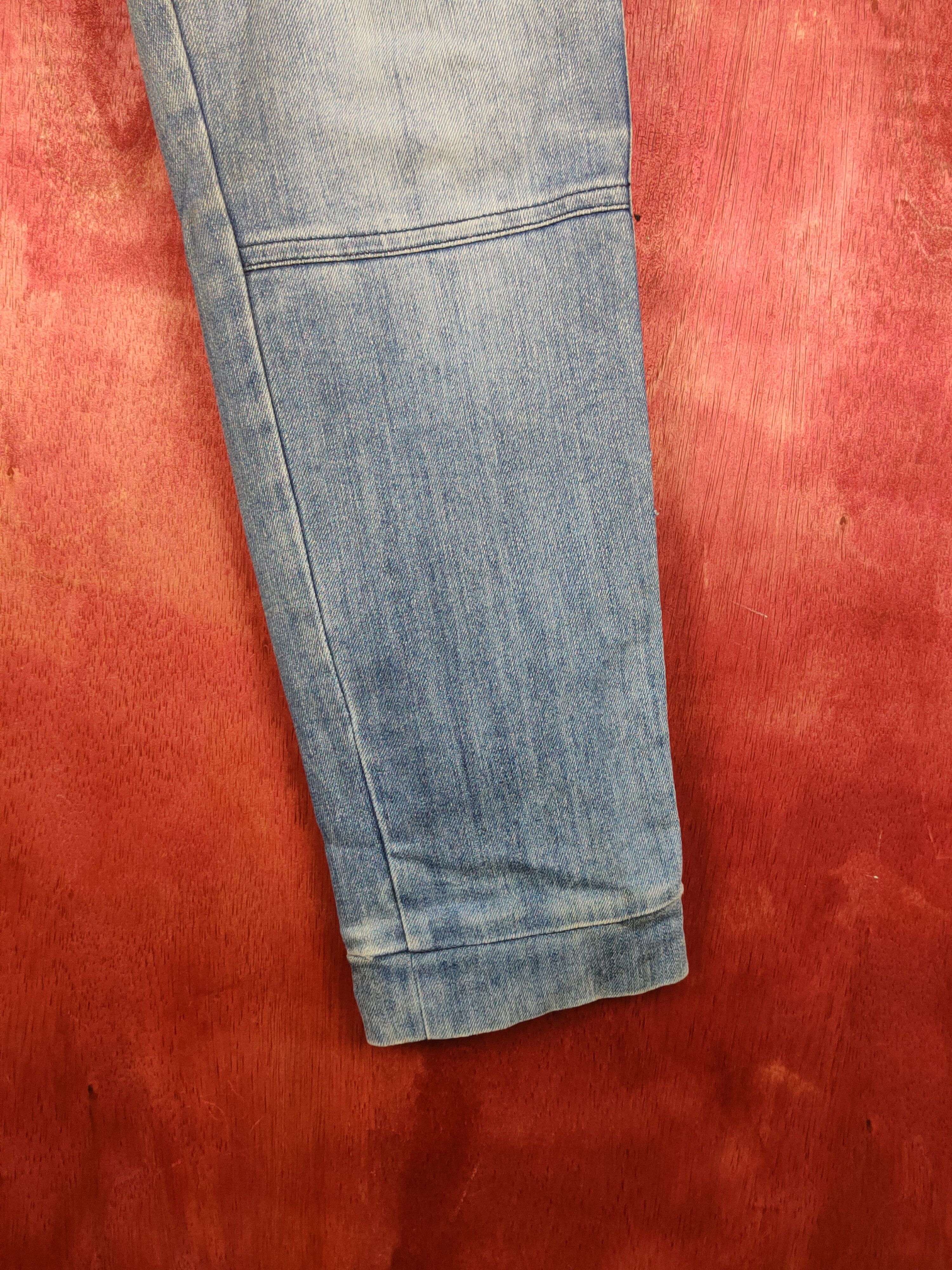 Japanese Brand Oilcake Blue Distressed Multipocket Jogger Jeans #S1879 Size US 30 / EU 46 - 6 Thumbnail