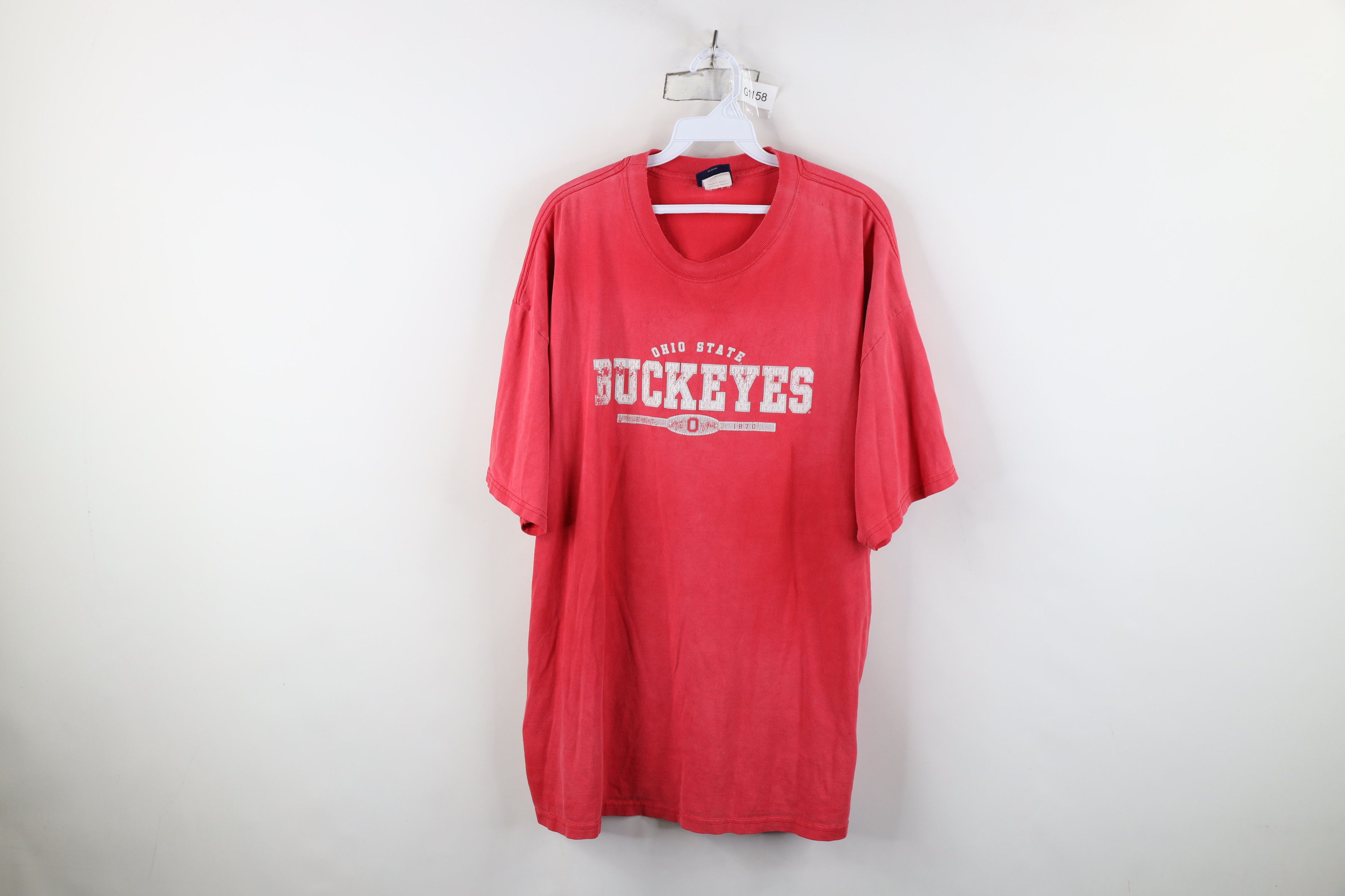 Vintage Vintage Spell Out Ohio State University Short Sleeve T-Shirt Size US XXL / EU 58 / 5 - 1 Thumbnail