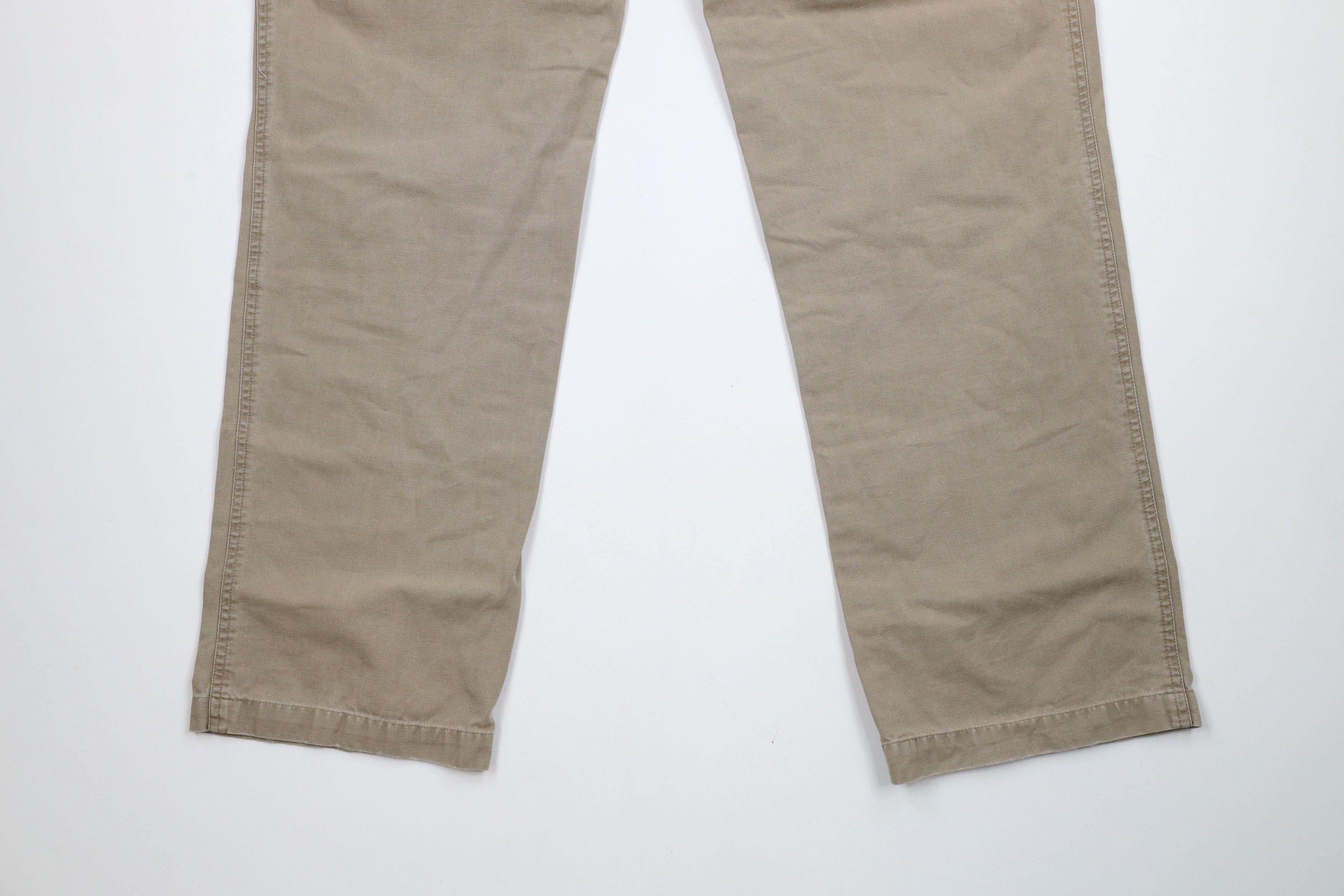 Columbia × Vintage Vintage Y2K Columbia Canvas Wide Leg Dungaree Pants Beige Size US 32 / EU 48 - 12 Thumbnail
