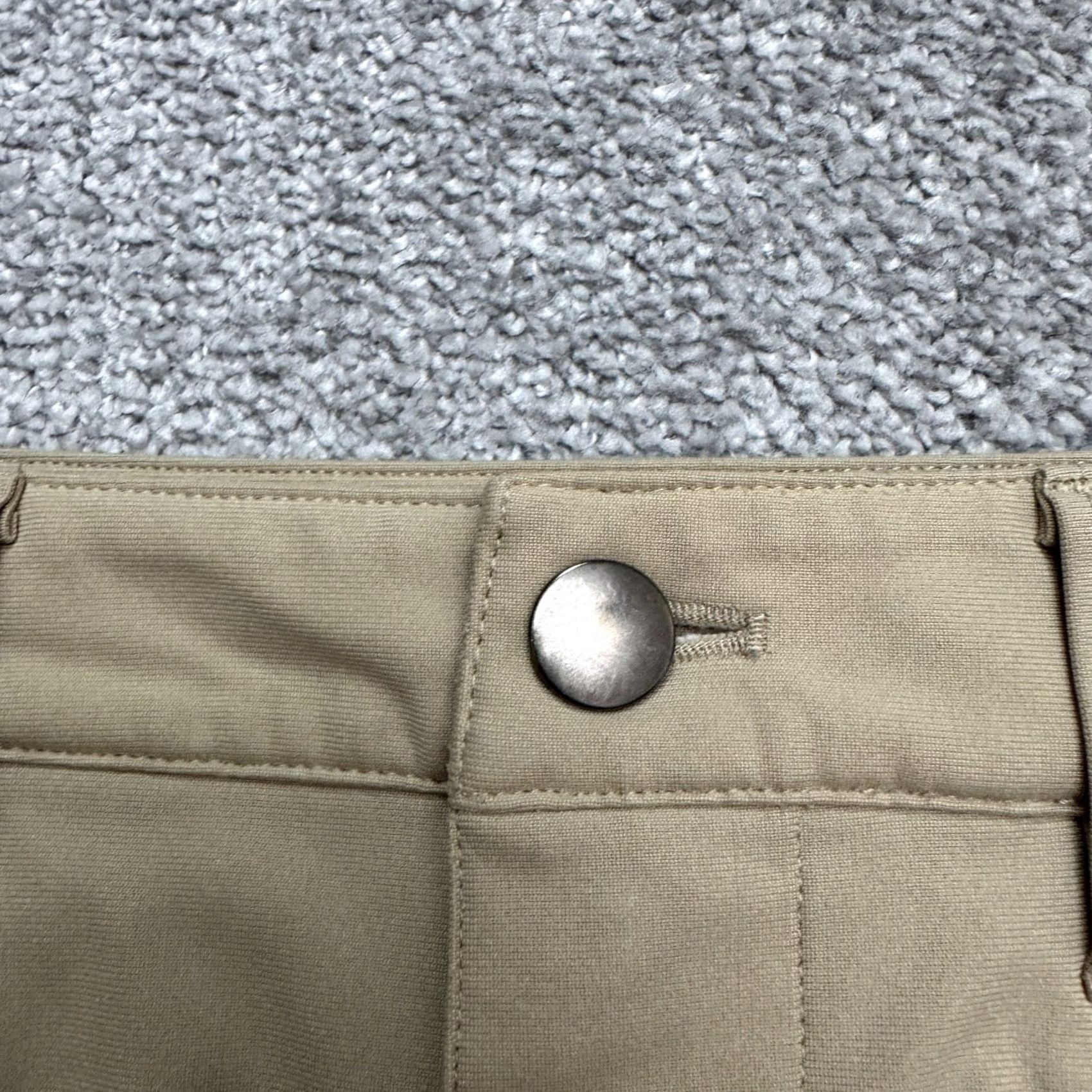Lululemon Lululemon ABC Warpstreme 5-Pocket Pants Mens 32 Tan Brown Straight Leg Trouser Size US 32 / EU 48 - 3 Thumbnail