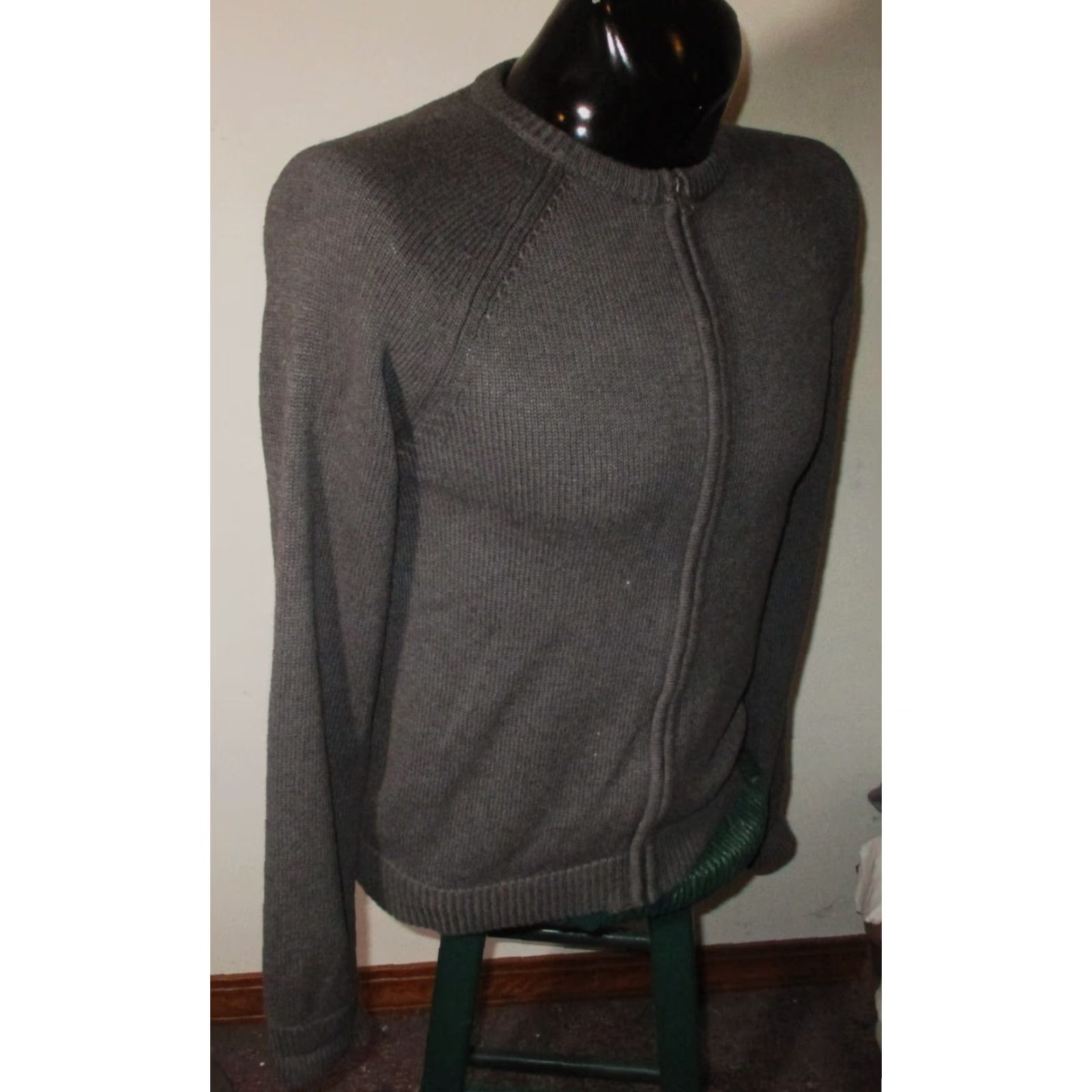 Lands' End LANDS'END Men’s Full Zip Sweater Shirt? Size US S / EU 44-46 / 1 - 3 Thumbnail
