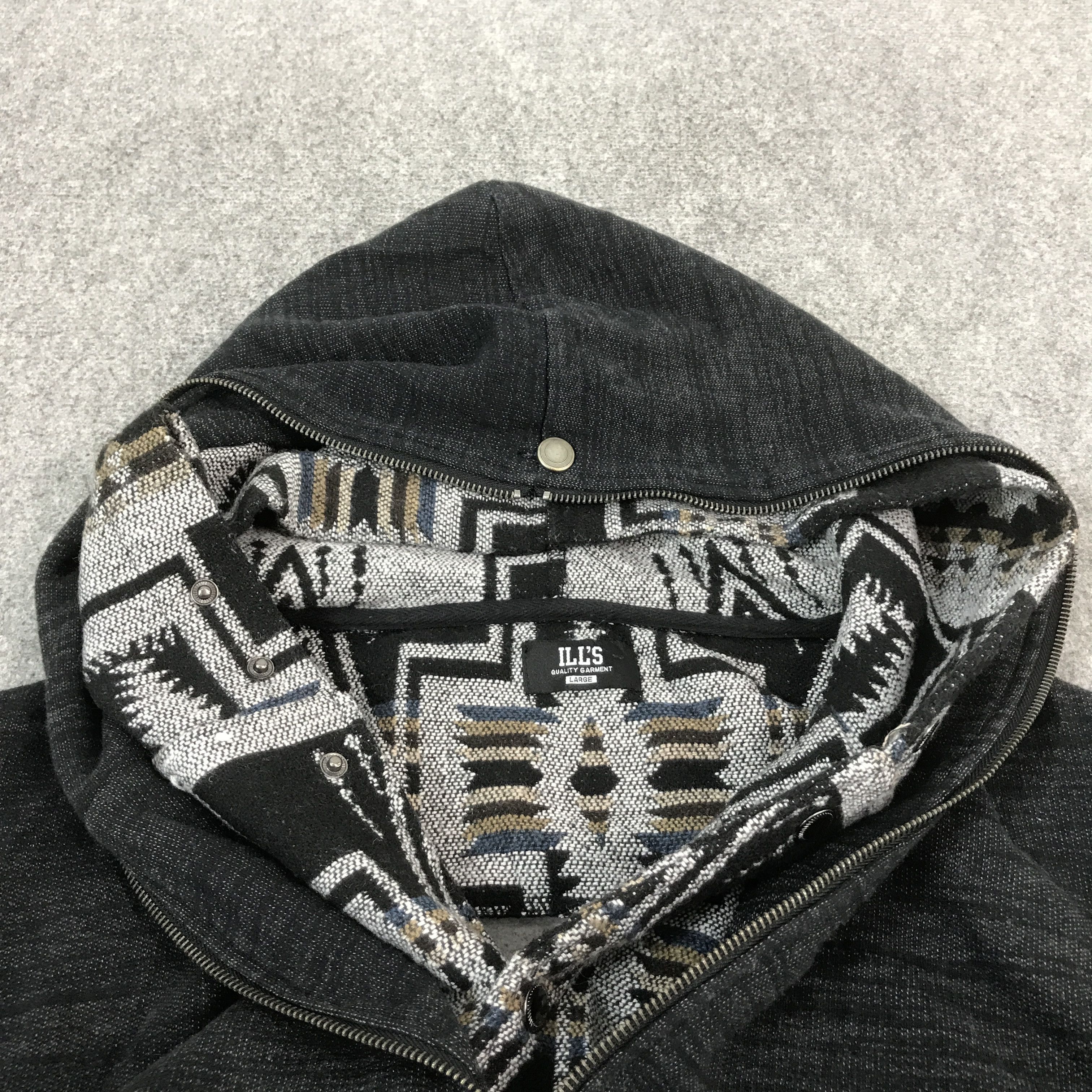 Japanese Brand Japan Double Hoodies Navajo ills brand jacket Size US L / EU 52-54 / 3 - 5 Thumbnail