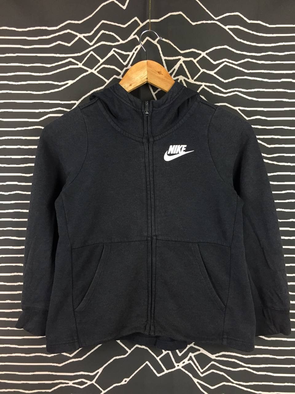 Nike Nike Sportswear Essential Black Zip Up Hoodie Size S / US 4 / IT 40 - 1 Thumbnail