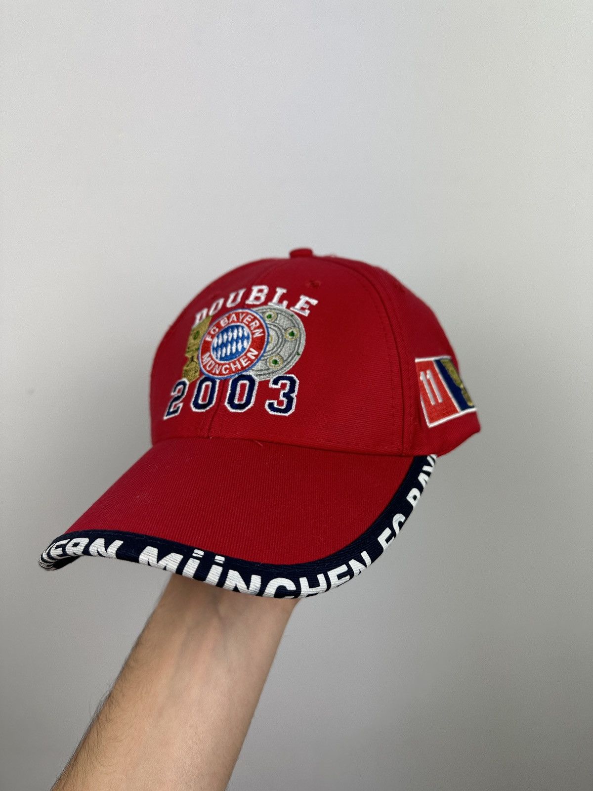 Vintage Vintage Bayern Munich 2003 Double Cup Cap Size ONE SIZE - 3 Thumbnail