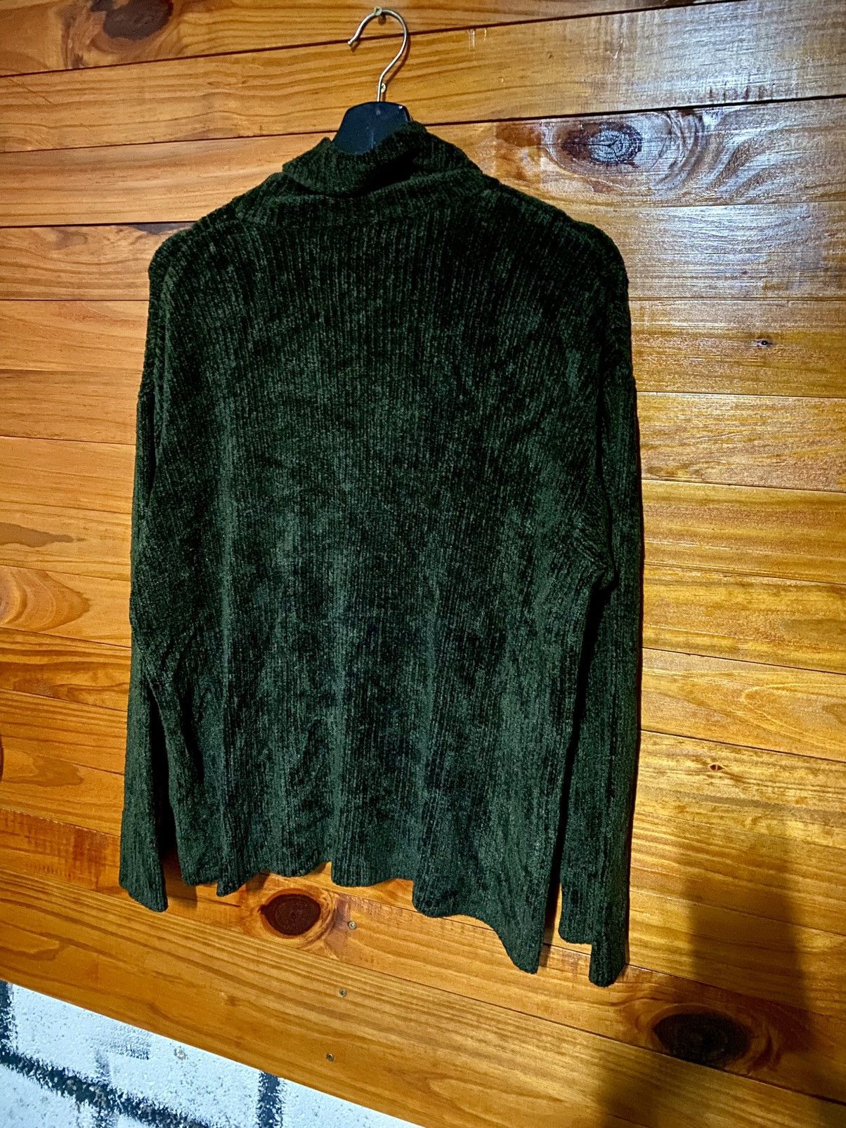 DKNY Vintage DKNY Classic Petite Chenille Sweater | Emerald Green Size S / US 4 / IT 40 - 9 Thumbnail