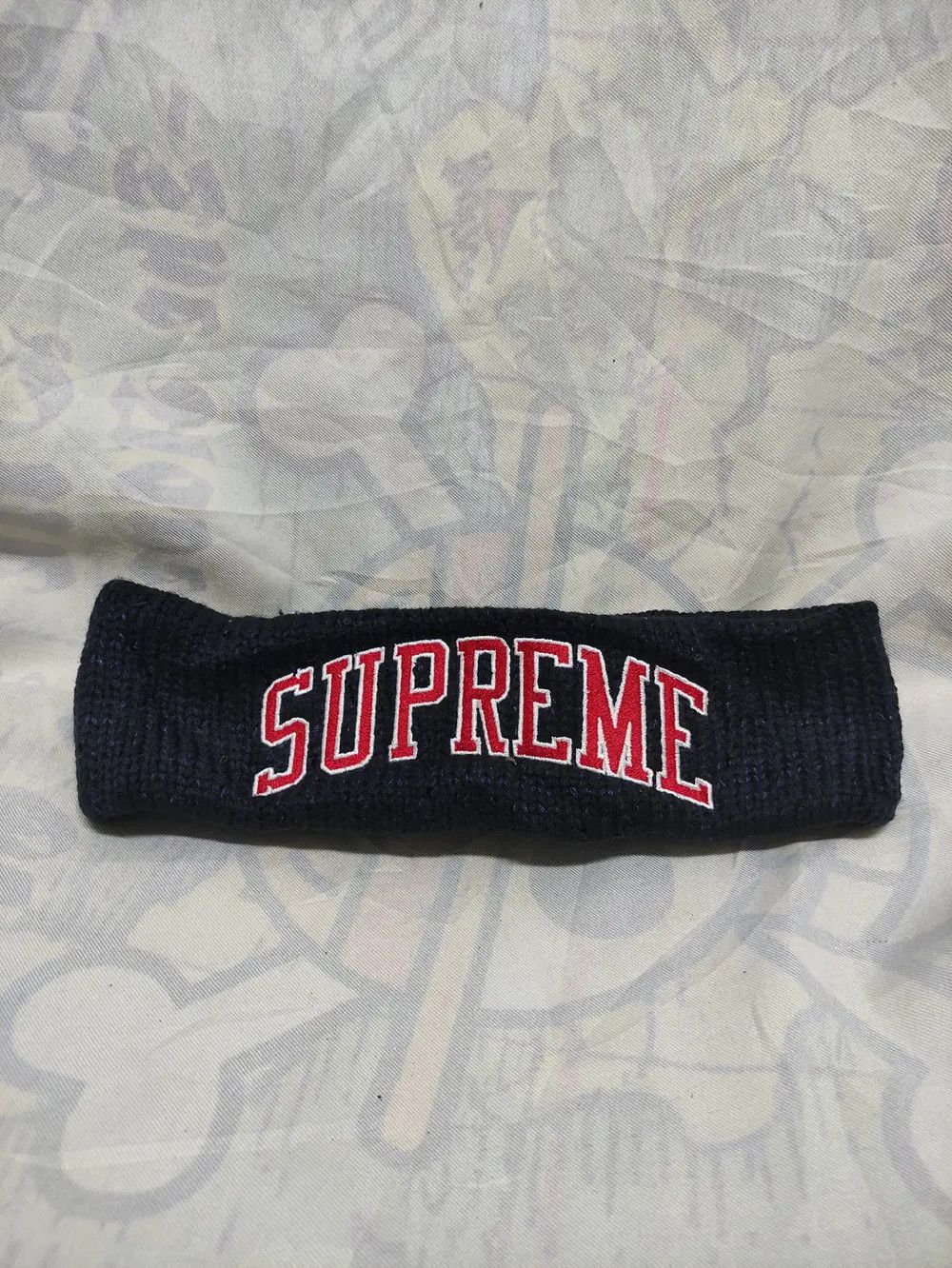 New Era × Supreme SUPREME X NEW ERA SEQUIN ARC LOGO HEADBAND Size ONE SIZE - 5 Thumbnail
