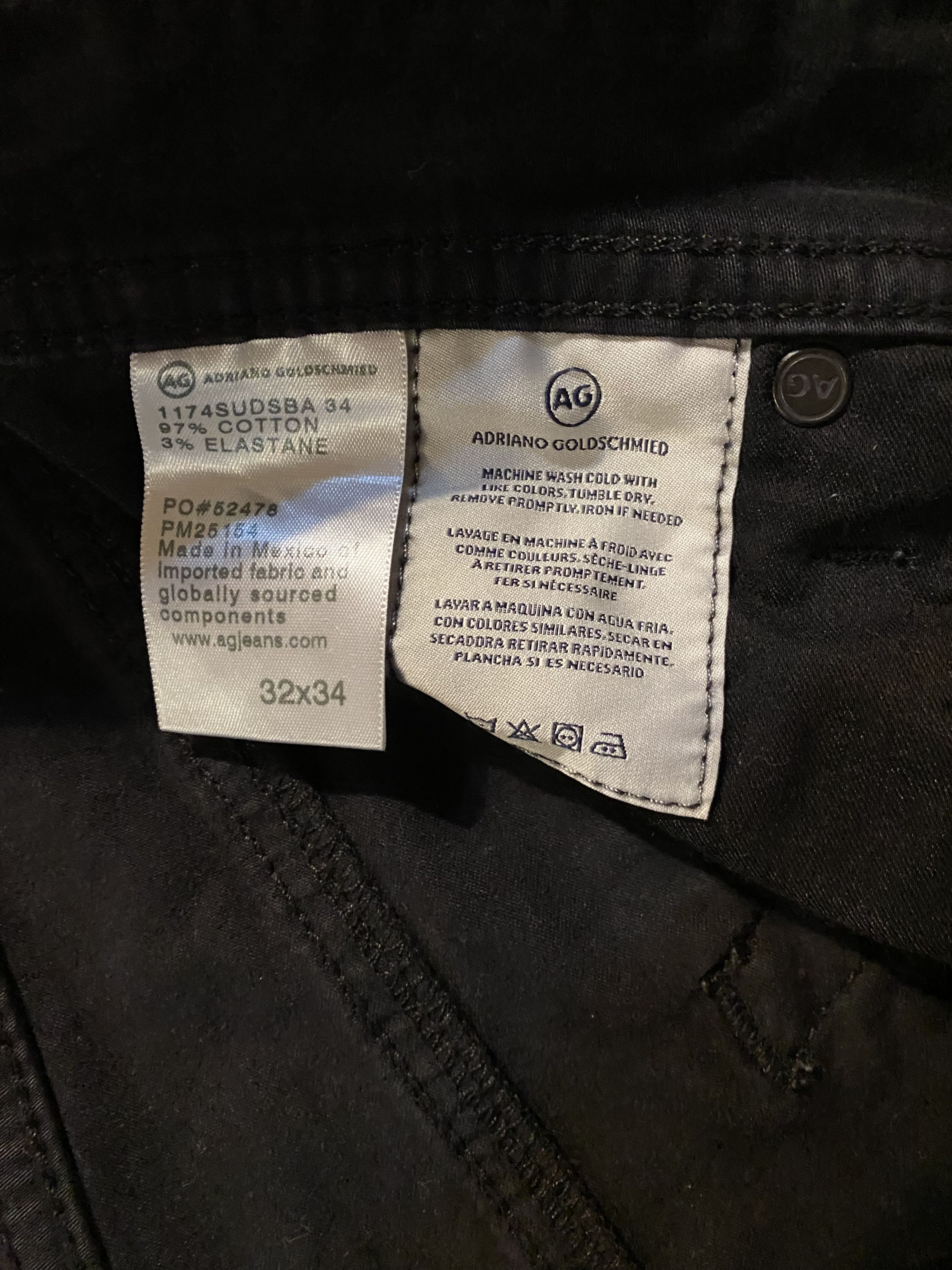AG Adriano Goldschmied AG black slacks Size US 32 / EU 48 - 3 Thumbnail