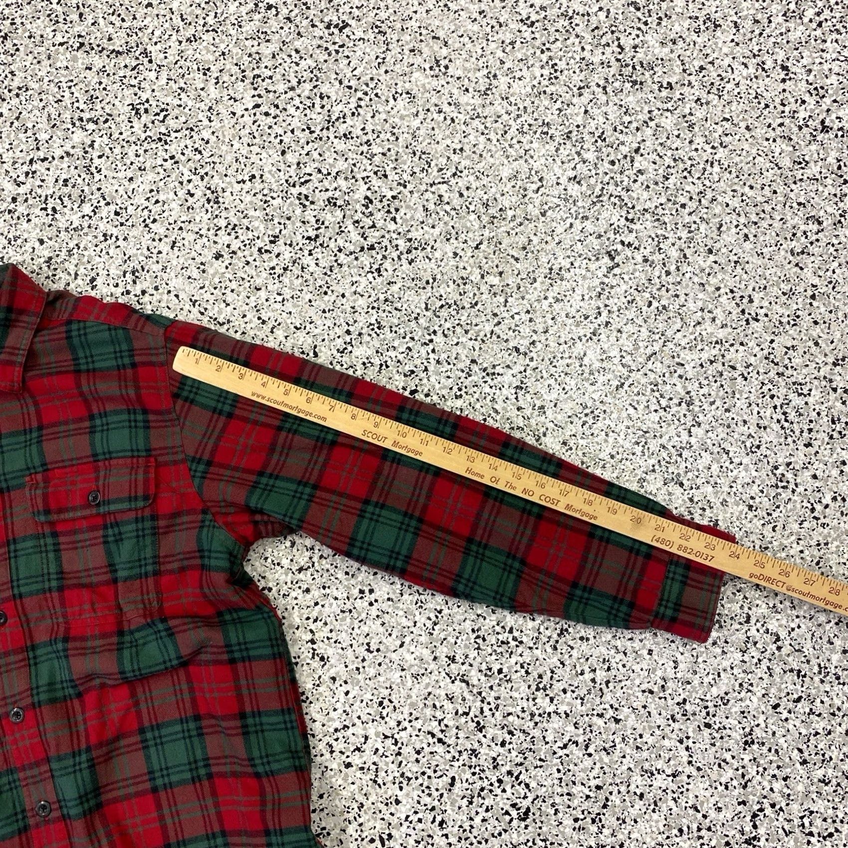 Vintage VINTAGE L.L. Bean Flannel Shirt Jacket Shirt Plaid M Green Button-Up Lined Men Regular 26.5in Chest USA Trendy Fall Winter Spring Summer Size US M / EU 48-50 / 2 - 4 Thumbnail