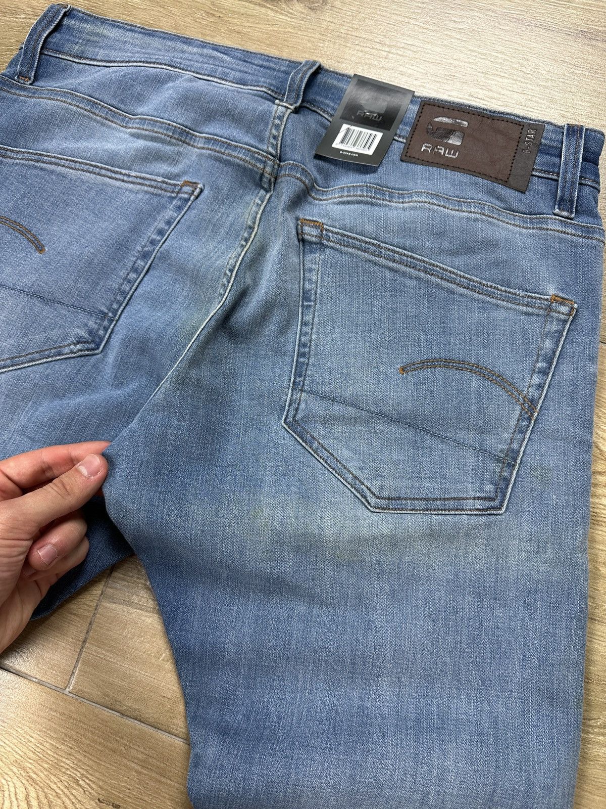 G-Star NEW🏷️ G-Star Raw 3301 Deconstructed Skinny Denim Jeans Size US 33 - 12 Thumbnail