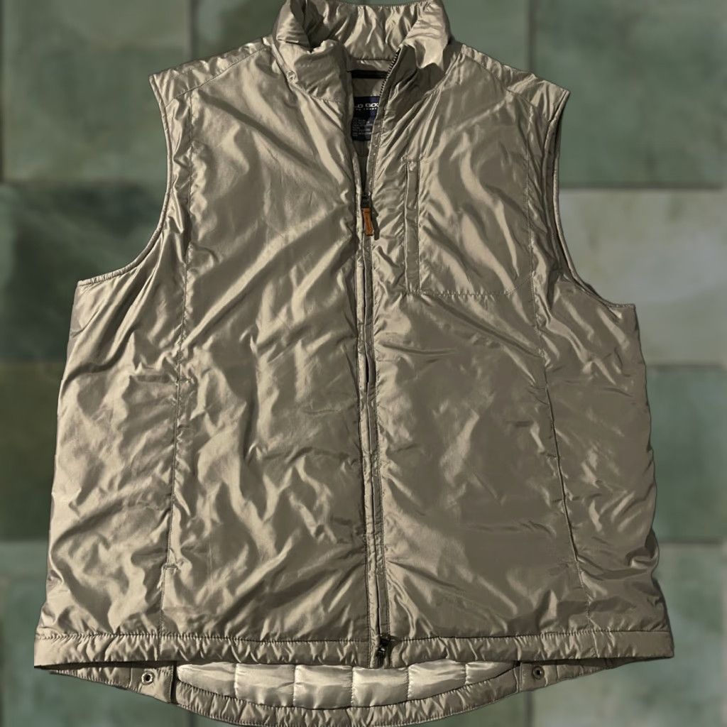 Polo Ralph Lauren Golf Puffer Vest Sleeveless Full Zip gray L Mens