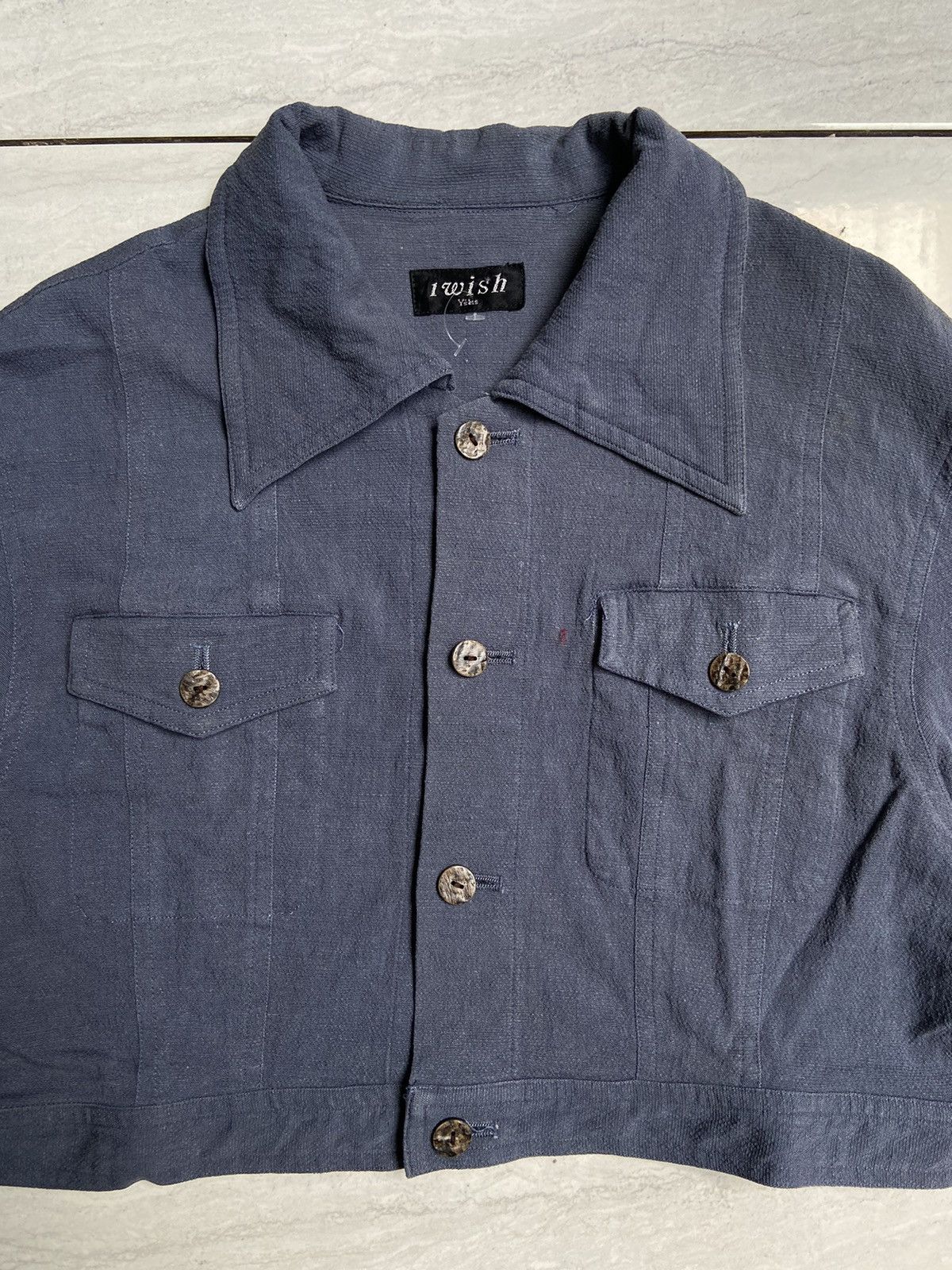 Yohji Yamamoto I WISH By Y’S BIS Crop shirt Size US S / EU 44-46 / 1 - 4 Thumbnail