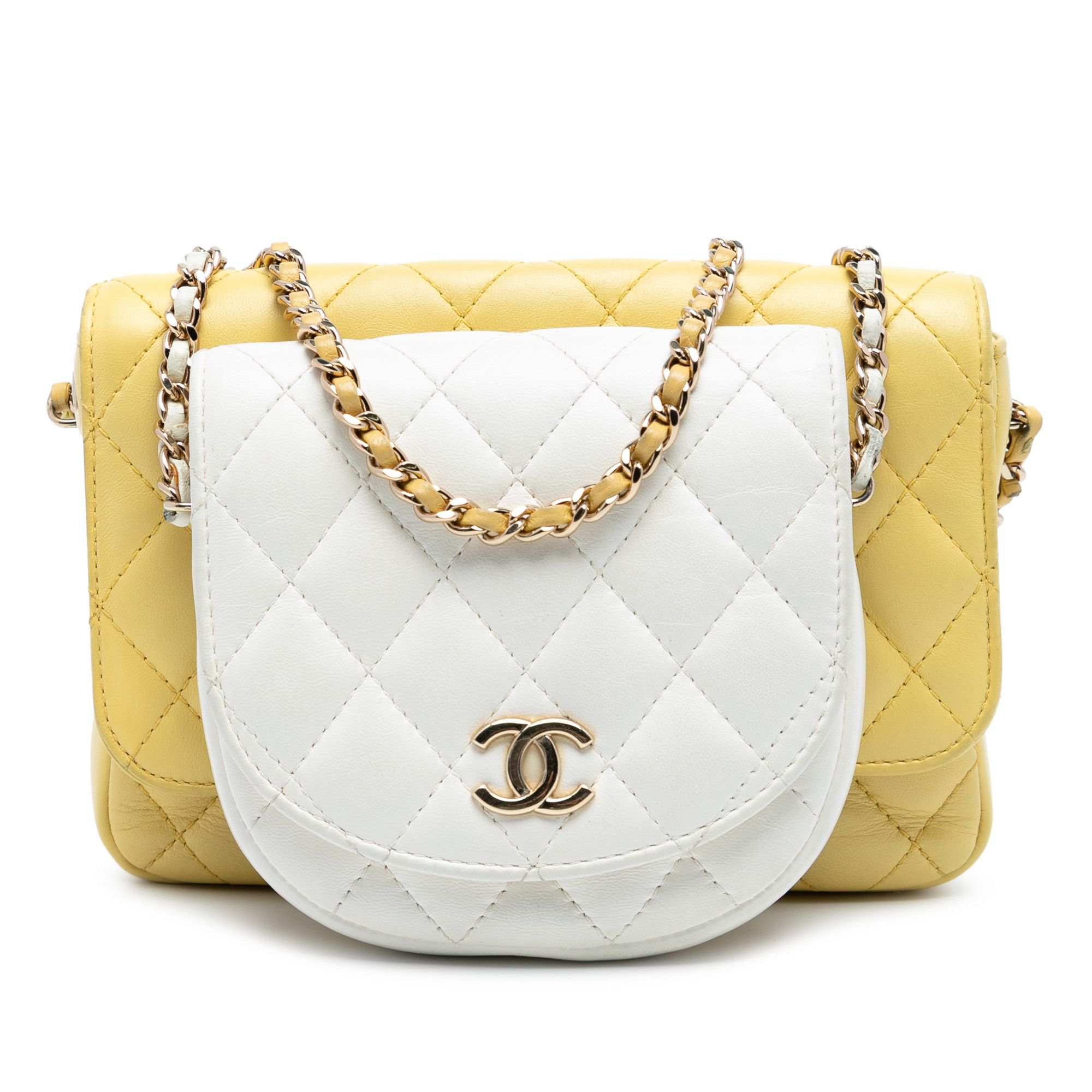 Chanel Chanel CC Quilted Lambskin Side Packs Flap Size ONE SIZE - 1 Thumbnail