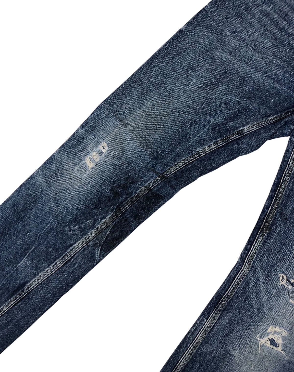 Japanese Brand Japan Rags Heritage Stone Washed Distressed Denim Jeans Size US 32 / EU 48 - 7 Thumbnail