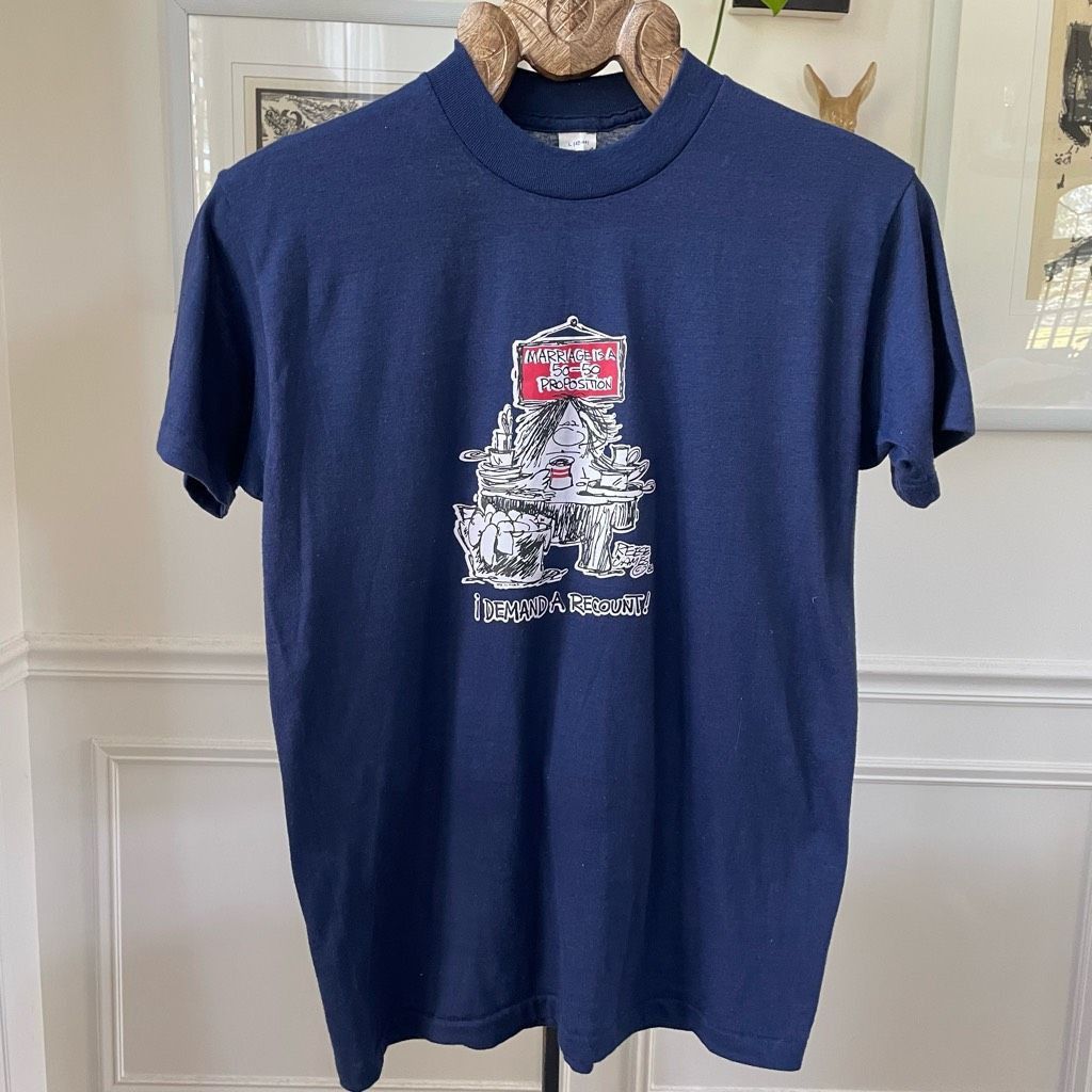 Vintage Vintage Reese James 1982 Cartoon Graphic Single Stitch Tshir Size L / US 10 / IT 46 - 2 Thumbnail