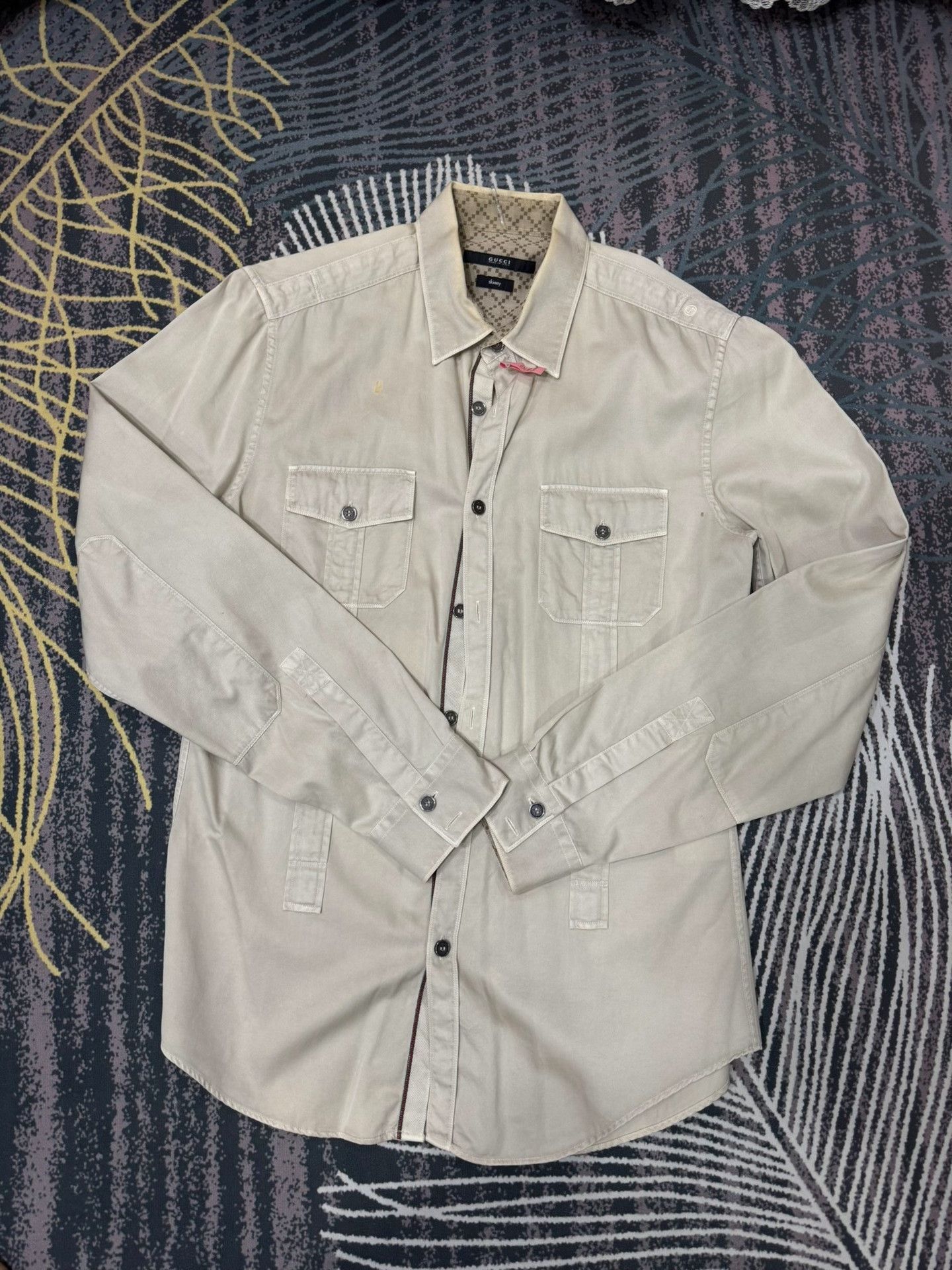Gucci Gucci Skinny Shirt Size US M / EU 48-50 / 2 - 1 Thumbnail