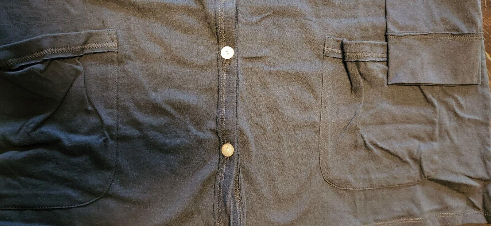 Designer New J Jill Summer's Edge Long Cardigan Deep Blue Size Large Size L / US 10 / IT 46 - 5 Thumbnail