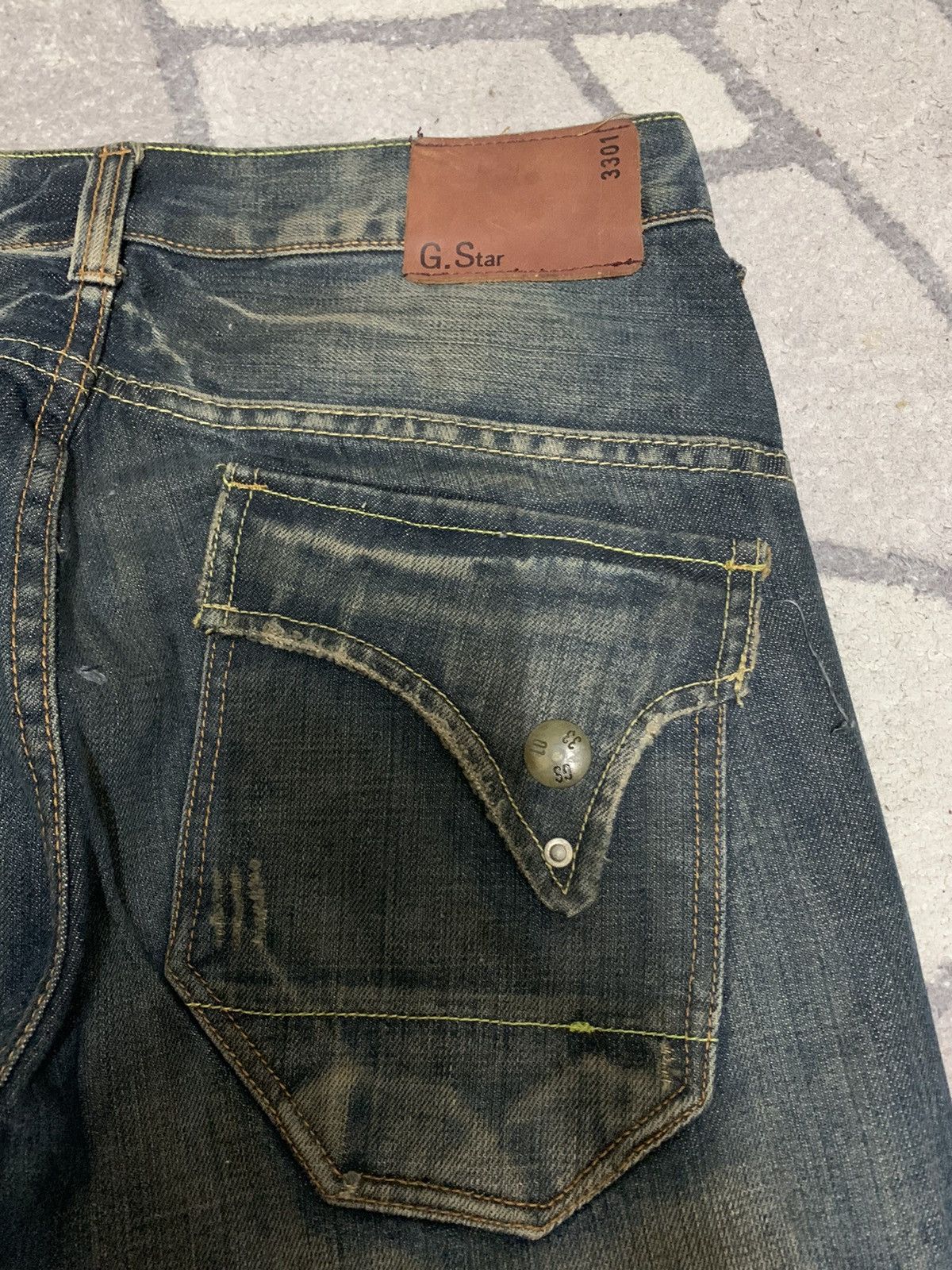 G-Star × Japanese Brand G Star X Japanese Brand X Denim jeans Size US 31 - 4 Thumbnail