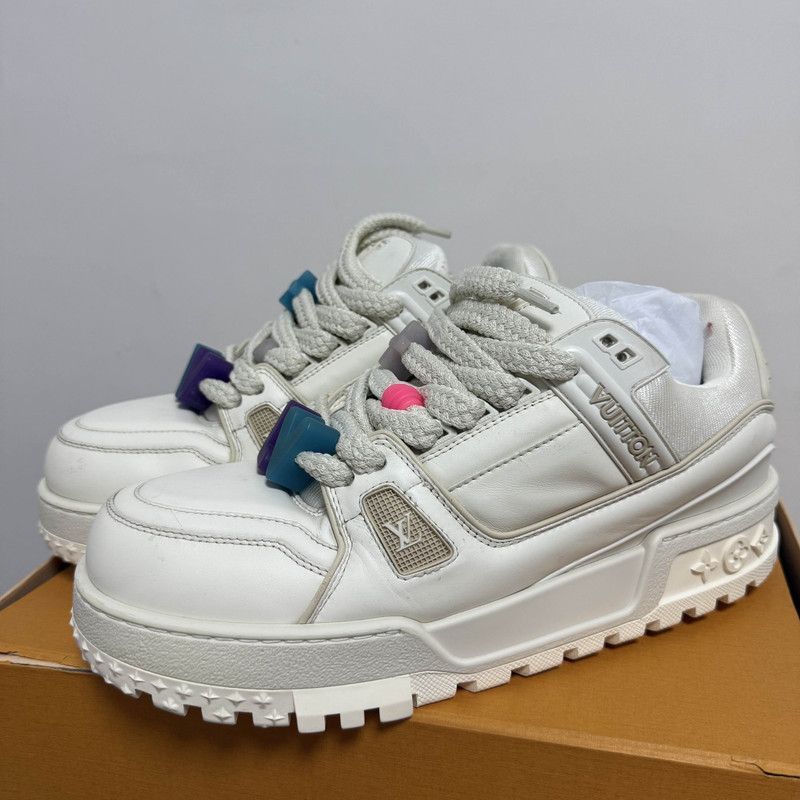Louis Vuitton Louis Vuitton Trainer Maxi Low Top Fashion Sneakers -2508 Size US 10.5 / EU 43-44 - 1 Thumbnail