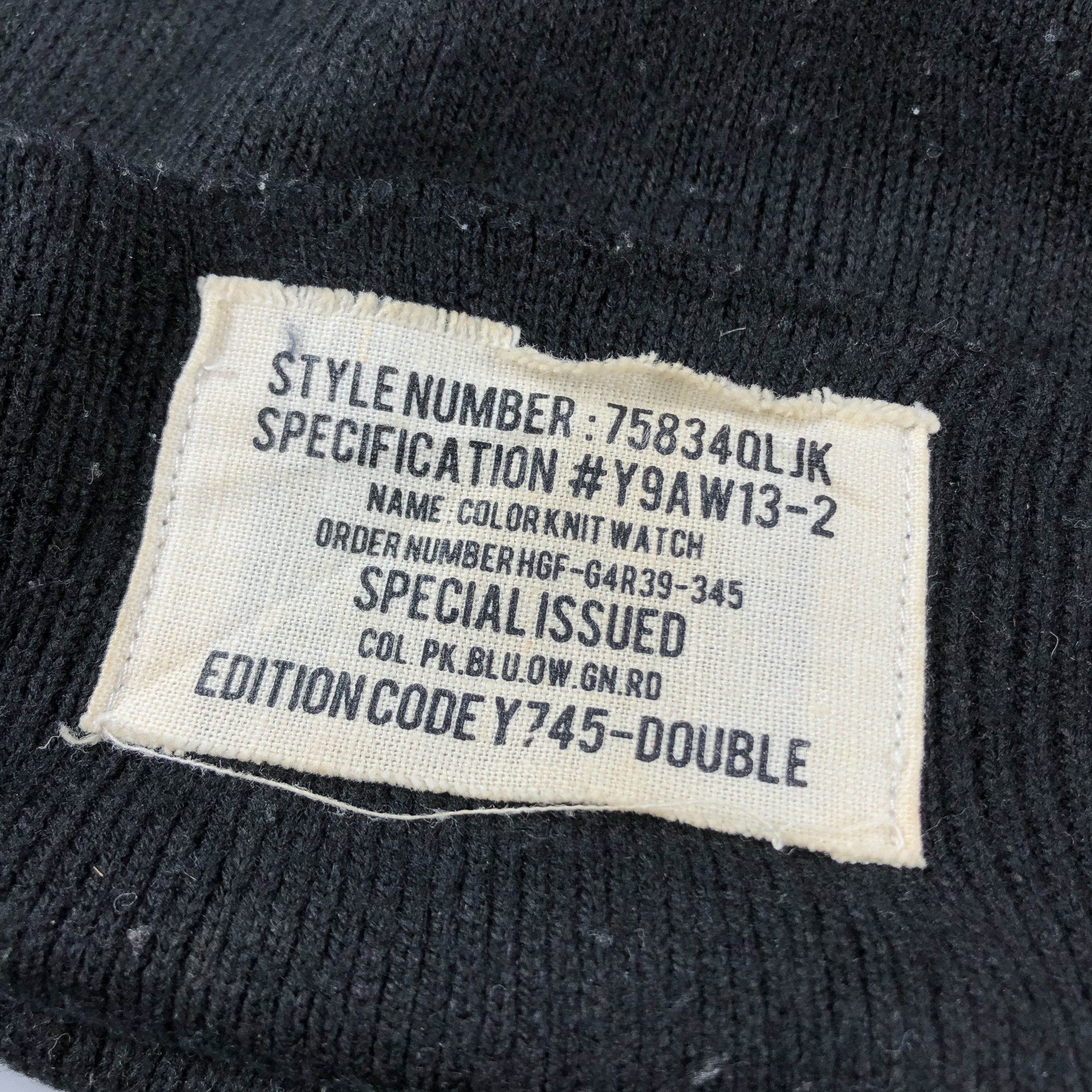 Vintage Special Issued Black Beanie Snow Hat Snow Cap -D1190 Size ONE SIZE - 5 Thumbnail