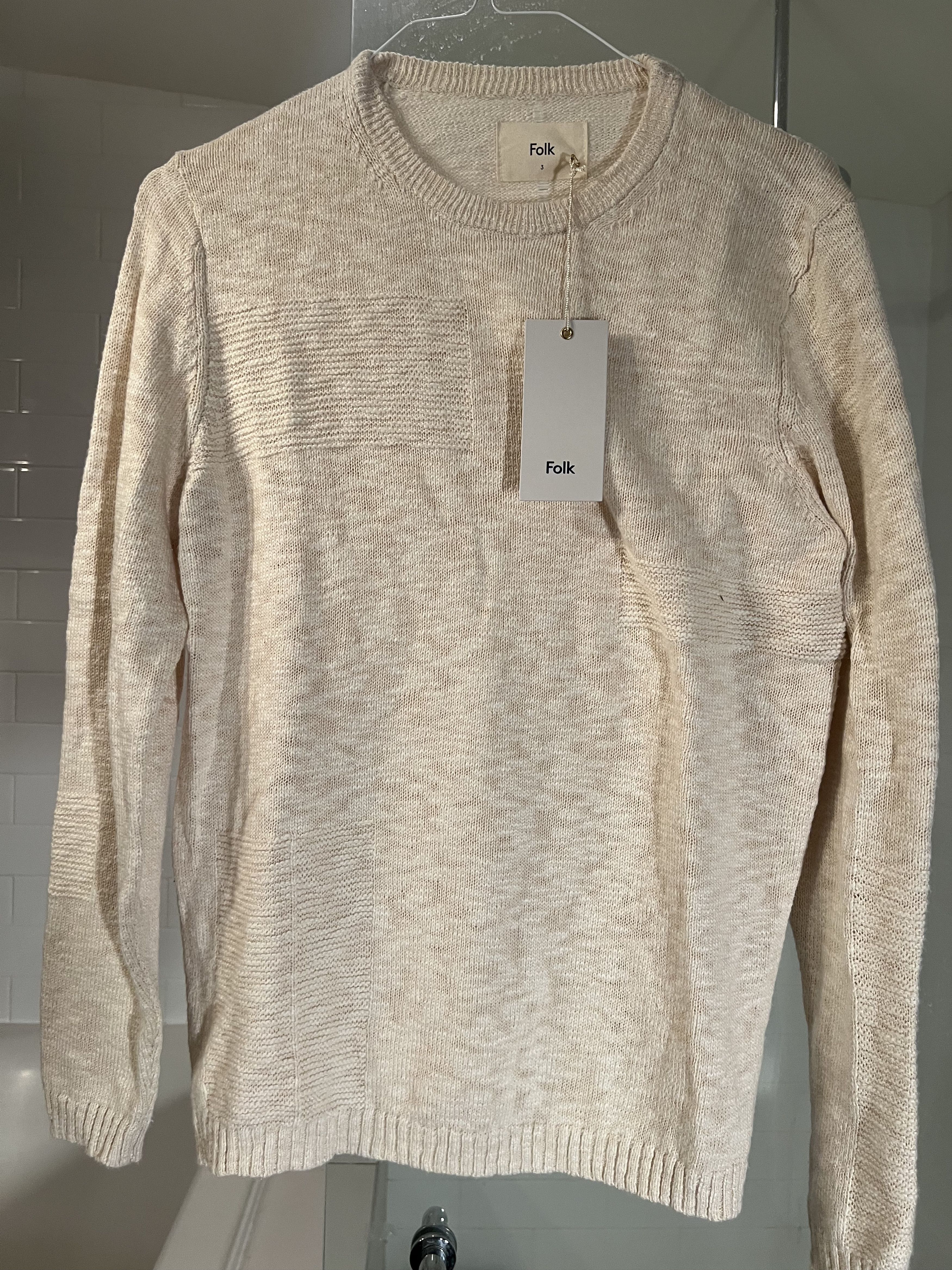 Folk Knitted Sweater Size US L / EU 52-54 / 3 - 1 Thumbnail