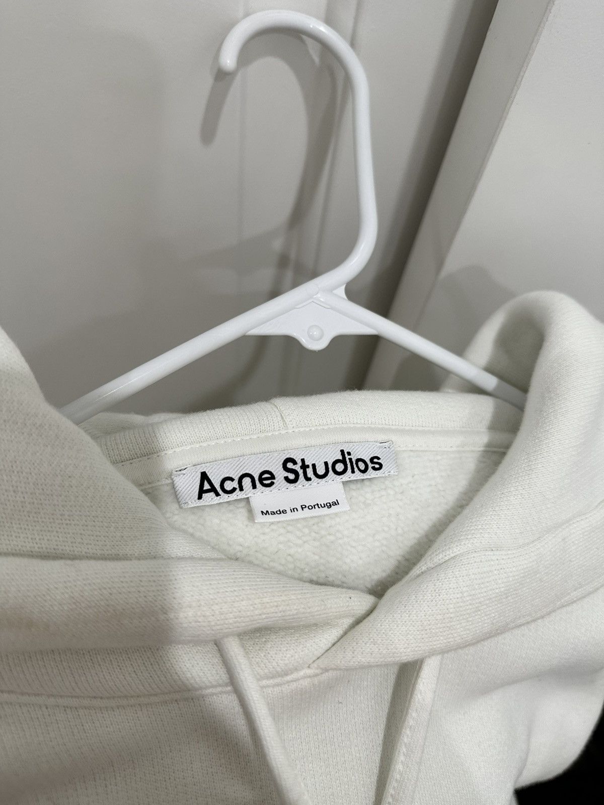 Acne Studios Acne Studios White Logo Patch Hoodie Size US S / EU 44-46 / 1 - 5 Thumbnail