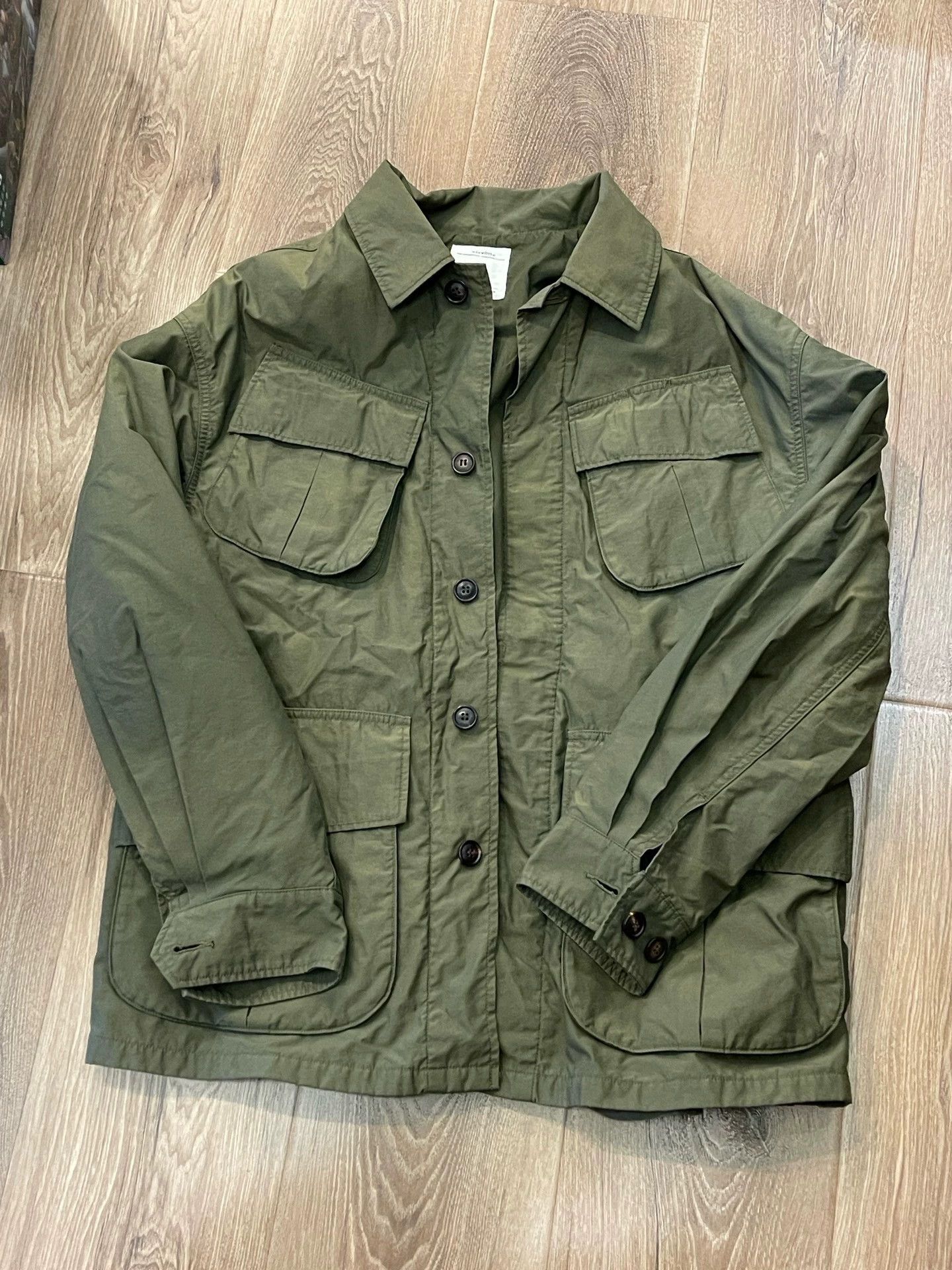 Visvim Visvim 23ss Tropical Combat Jkt Mud-Dyed 4-Pocket Olive Size US M / EU 48-50 / 2 - 2 Thumbnail