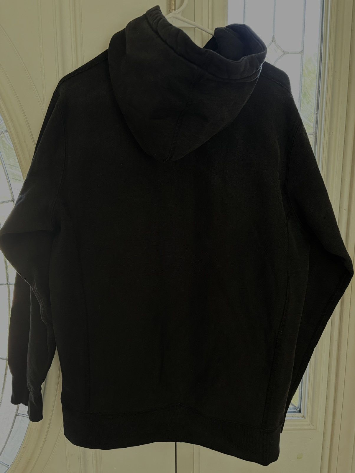 Supreme Black Heavy Supreme Hoodie Size US L / EU 52-54 / 3 - 2 Thumbnail