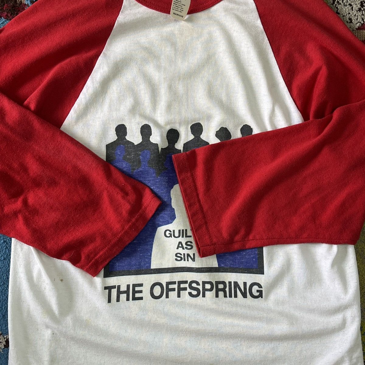 Band Tees Vtg 90s The Offspring Guilty As Sin Folsom Prison Concert Size US M / EU 48-50 / 2 - 14 Thumbnail
