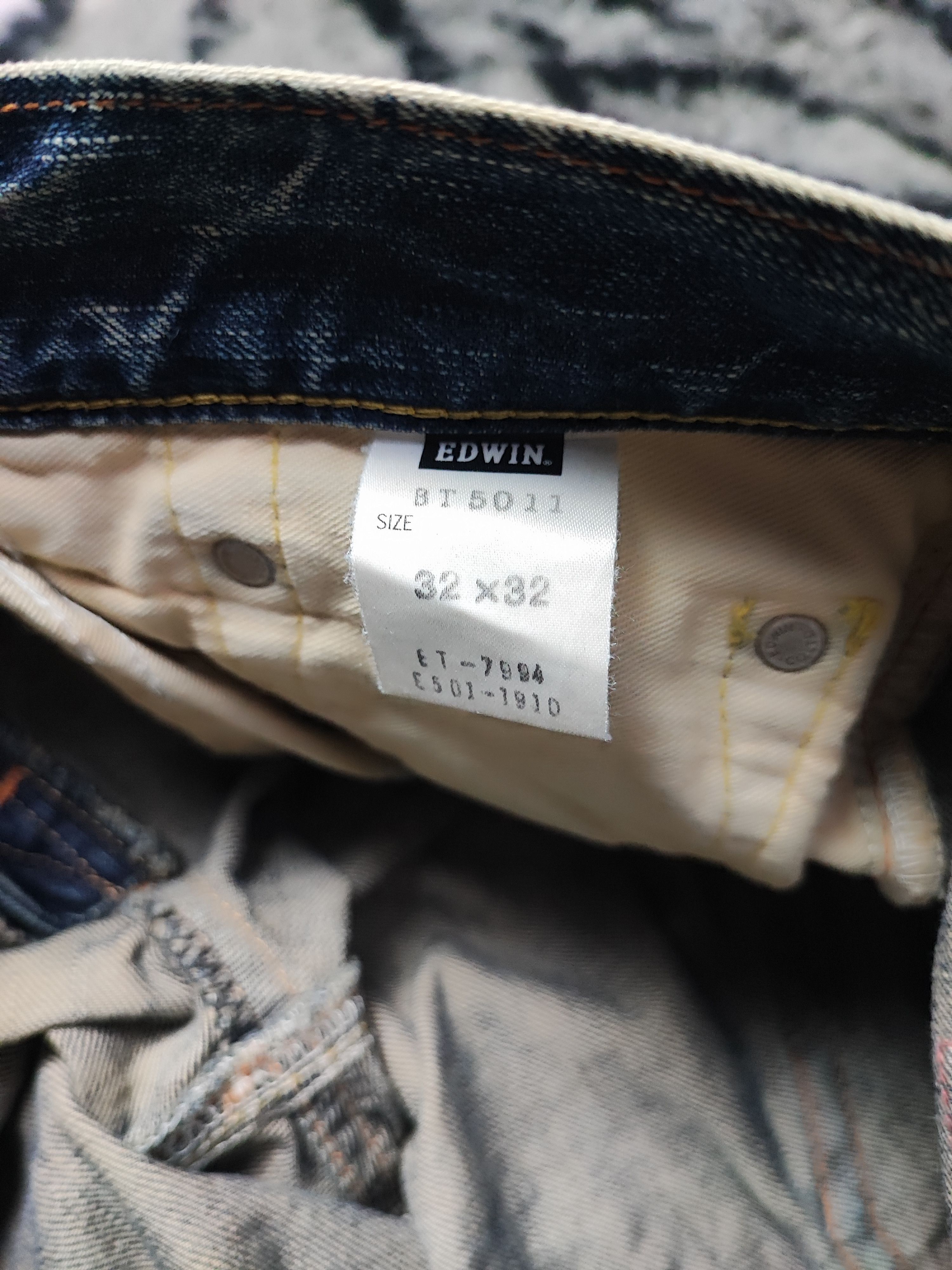 Edwin Edwin Blue Trip Mudwash Asid Wash Distress Rusty Size US 31 - 10 Thumbnail